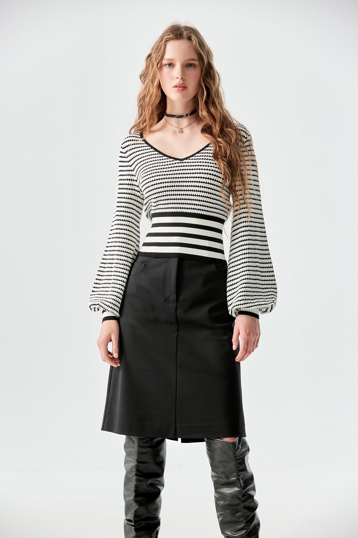 Basic Smart Pencil SkirtBasic Smart Pencil Skirt,Mini skirts,Season (AW) Look,Midi skirts