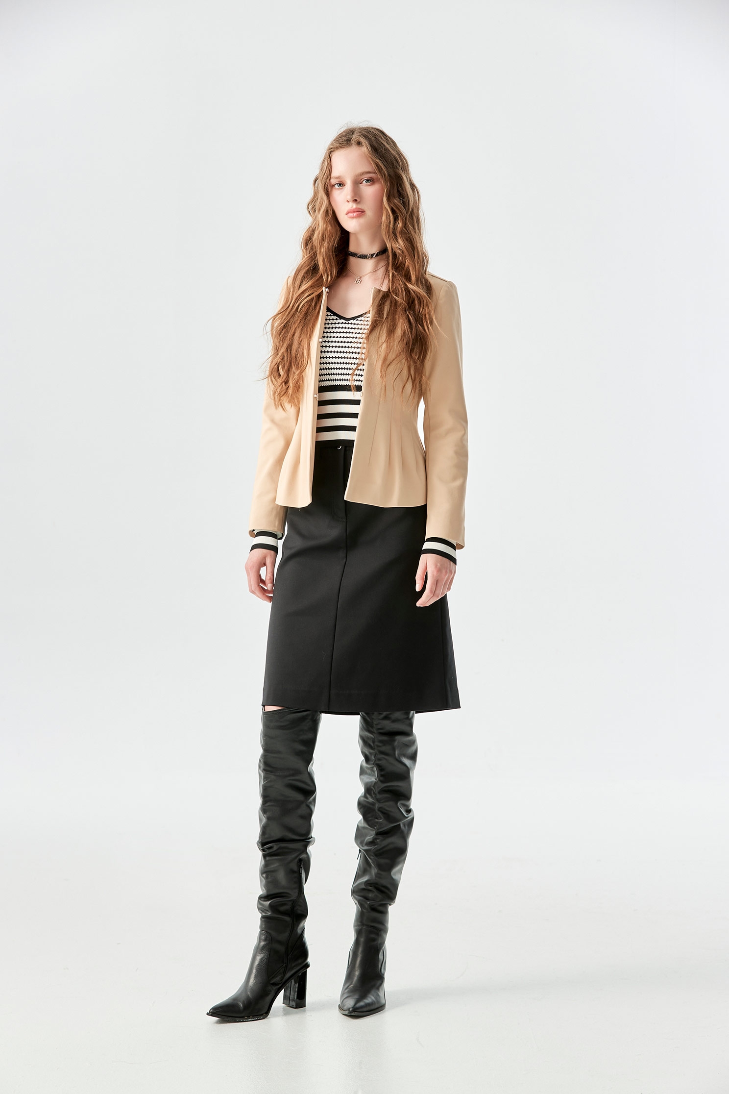 Basic Smart Pencil SkirtBasic Smart Pencil Skirt,Mini skirts,Season (AW) Look,Midi skirts