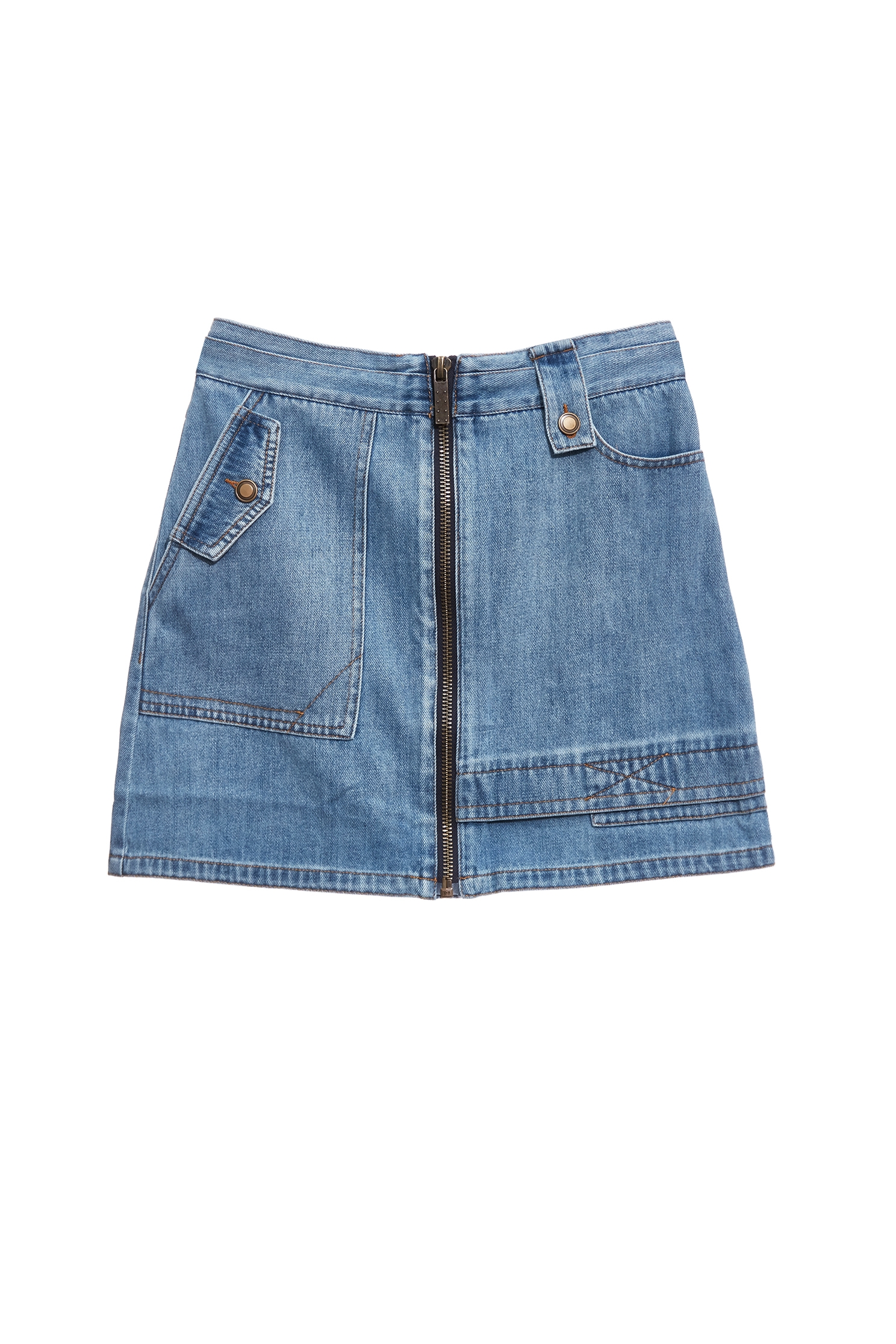 Asymmetric Denim SkirtAsymmetric Denim Skirt,Season (SS) Look,Denim,Denim skirts