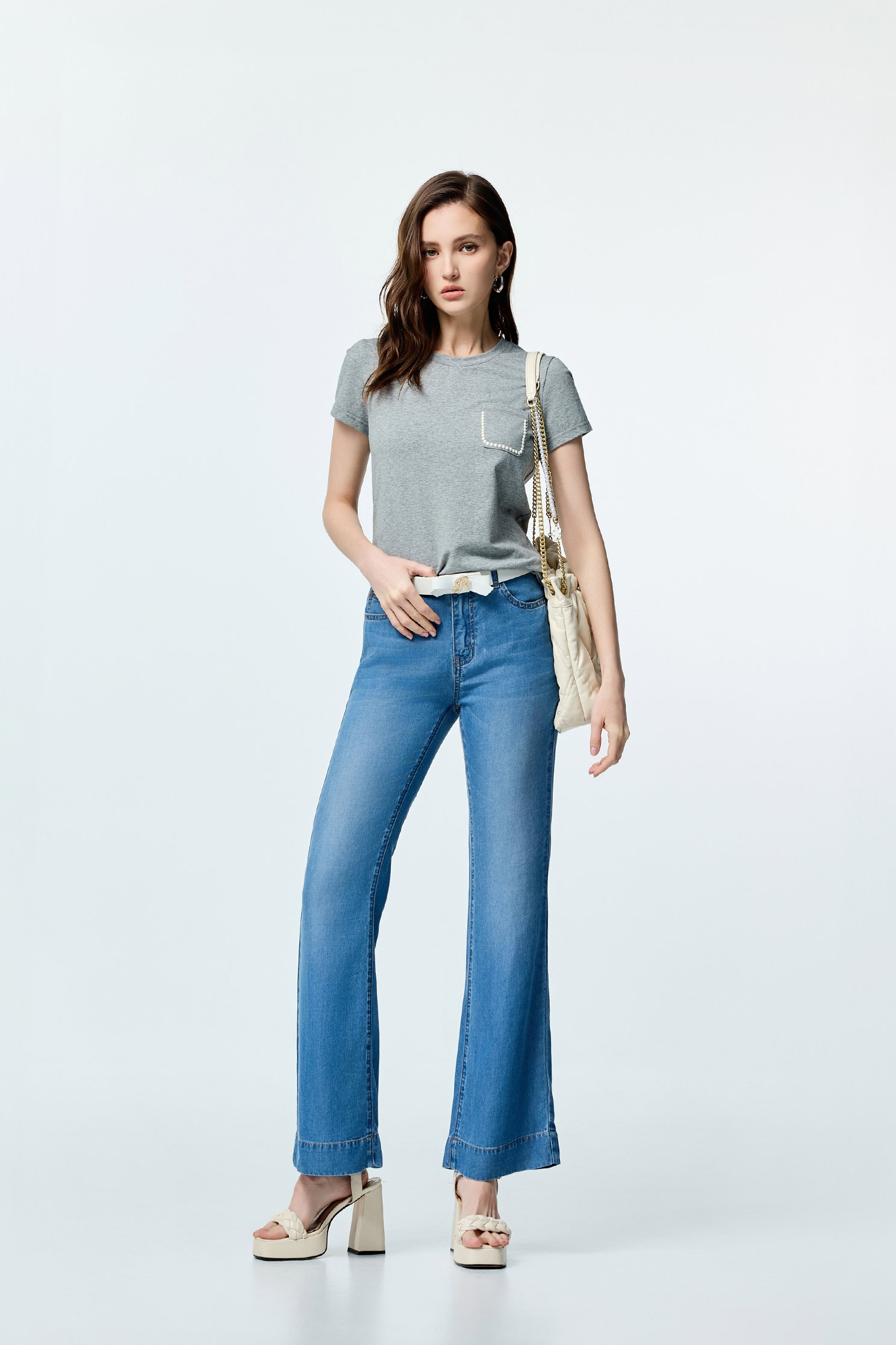 Soft Denim Boot Leg PantsSoft Denim Boot Leg Pants