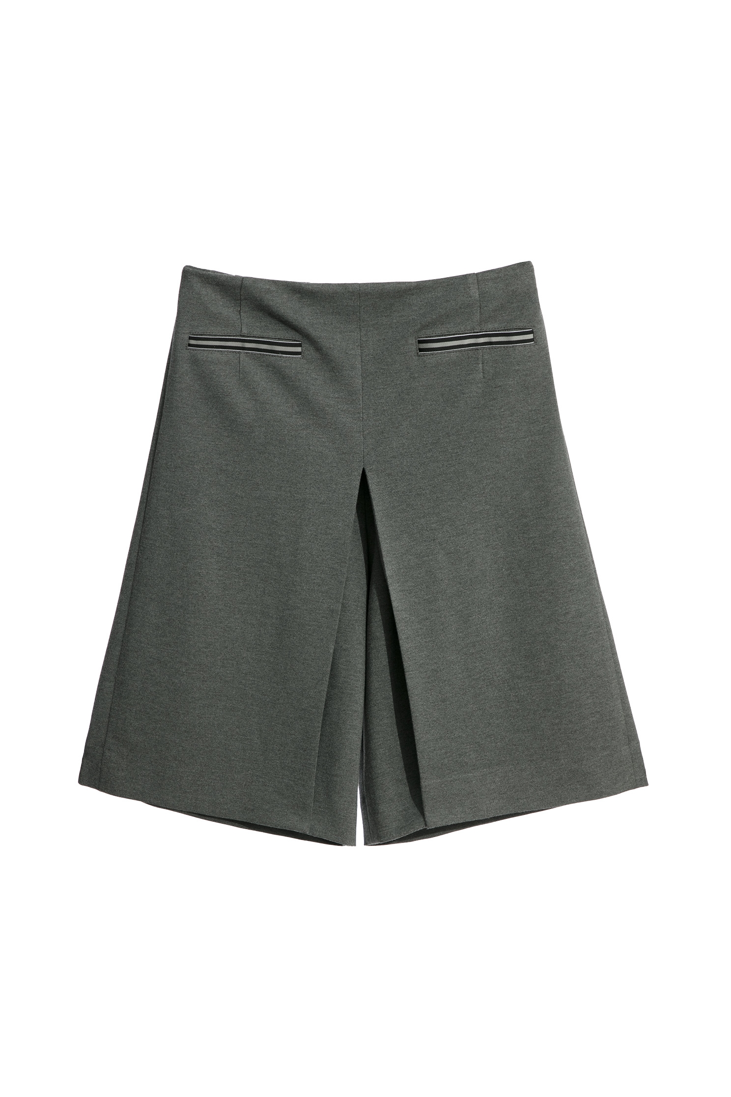 Grey Front Pleat BermudasGrey Front Pleat Bermudas,Shorts,Season (AW) Look,Skorts,Pants