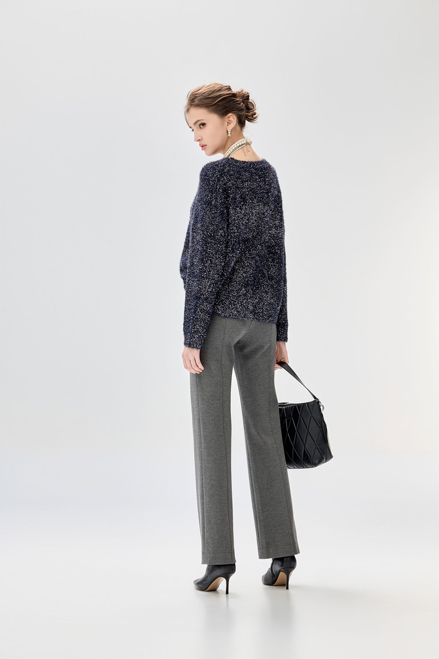 Patch Pockets Basic PantsPatch Pockets Basic Pants,Bell-bottoms,Season (SS) Look,Bell-bottoms,Pants