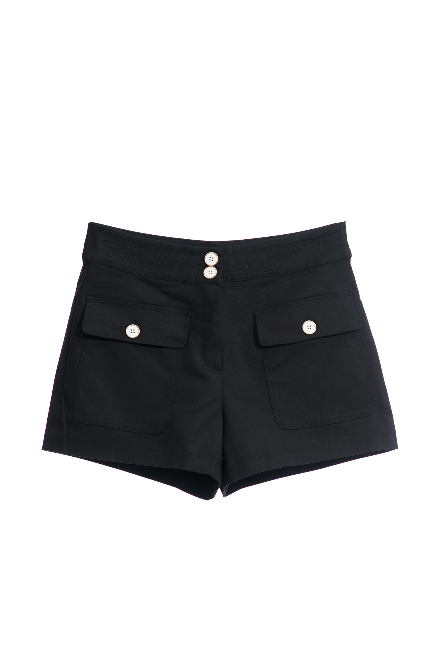Mid Waist Patch Pocket ShortsMid Waist Patch Pocket Shorts,Shorts,Season (AW) Look