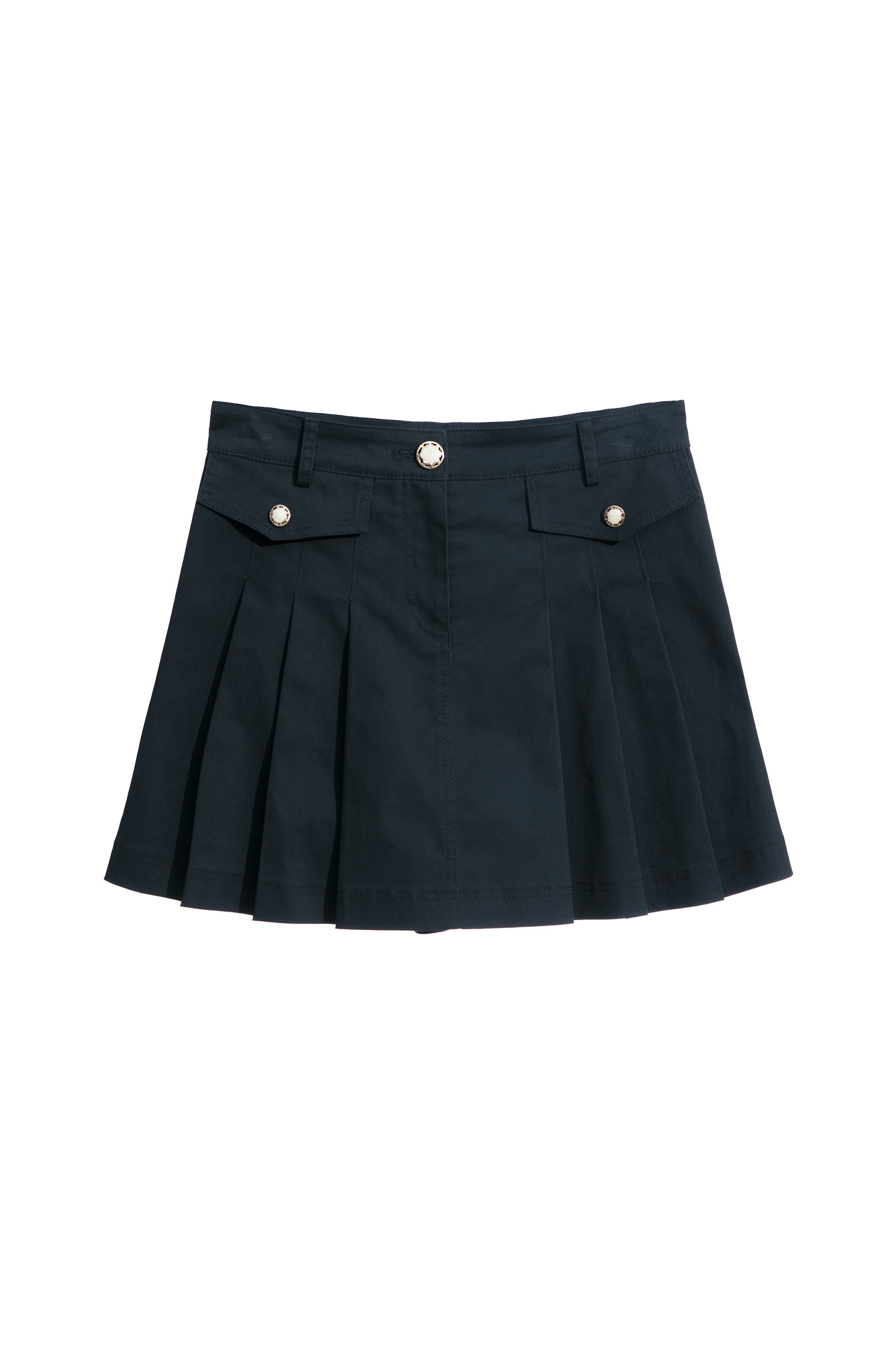 Mid Waist Front Pleats SkortsMid Waist Front Pleats Skorts,Shorts,Season (AW) Look,Skorts