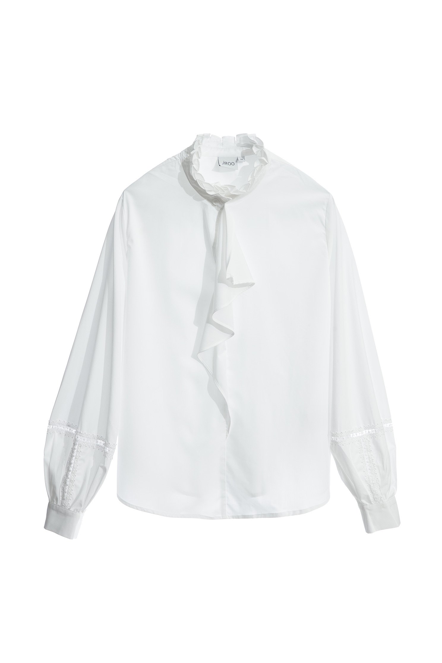 Ruffle Detail Long Sleeve BlouseRuffle Detail Long Sleeve Blouse,Tops,Season (AW) Look,Lace,Blouses