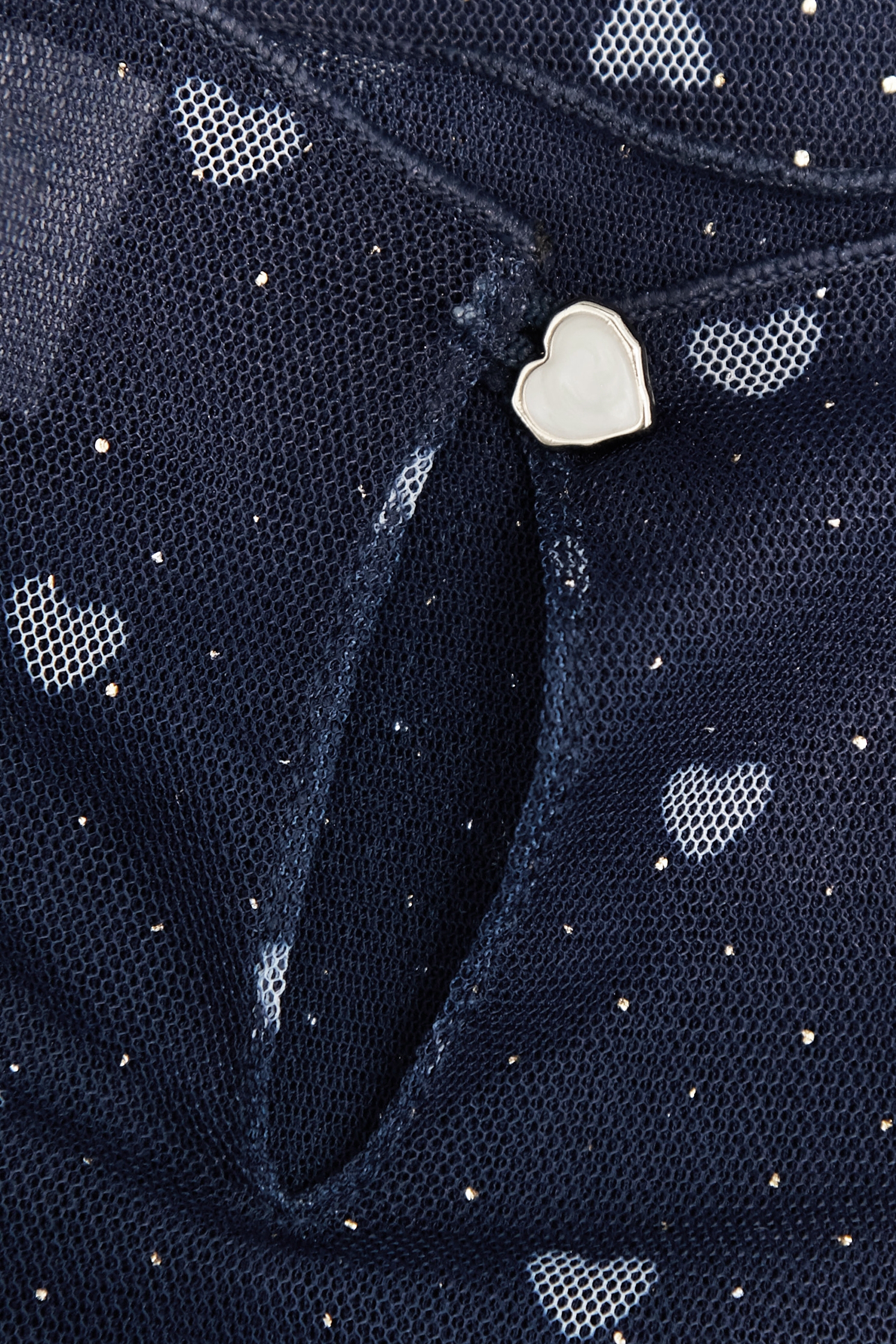 Navy Heart Print Long Sleeve TopNavy Heart Print Long Sleeve Top,Tops,Season (AW) Look