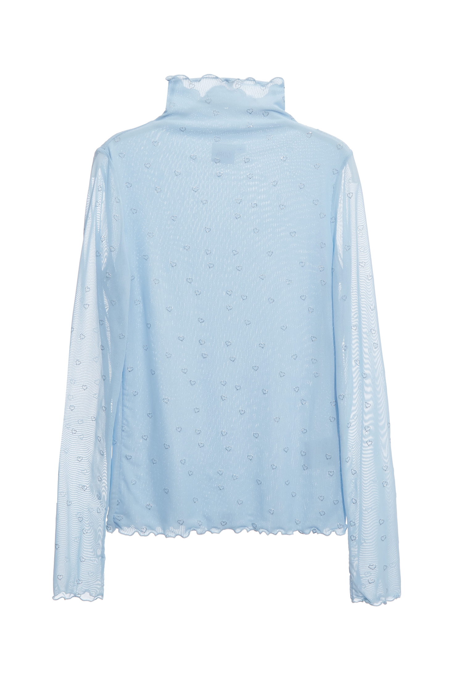 Blue Turtleneck Long Sleeve TopBlue Turtleneck Long Sleeve Top,Tops,Season (AW) Look,Turtleneck tops