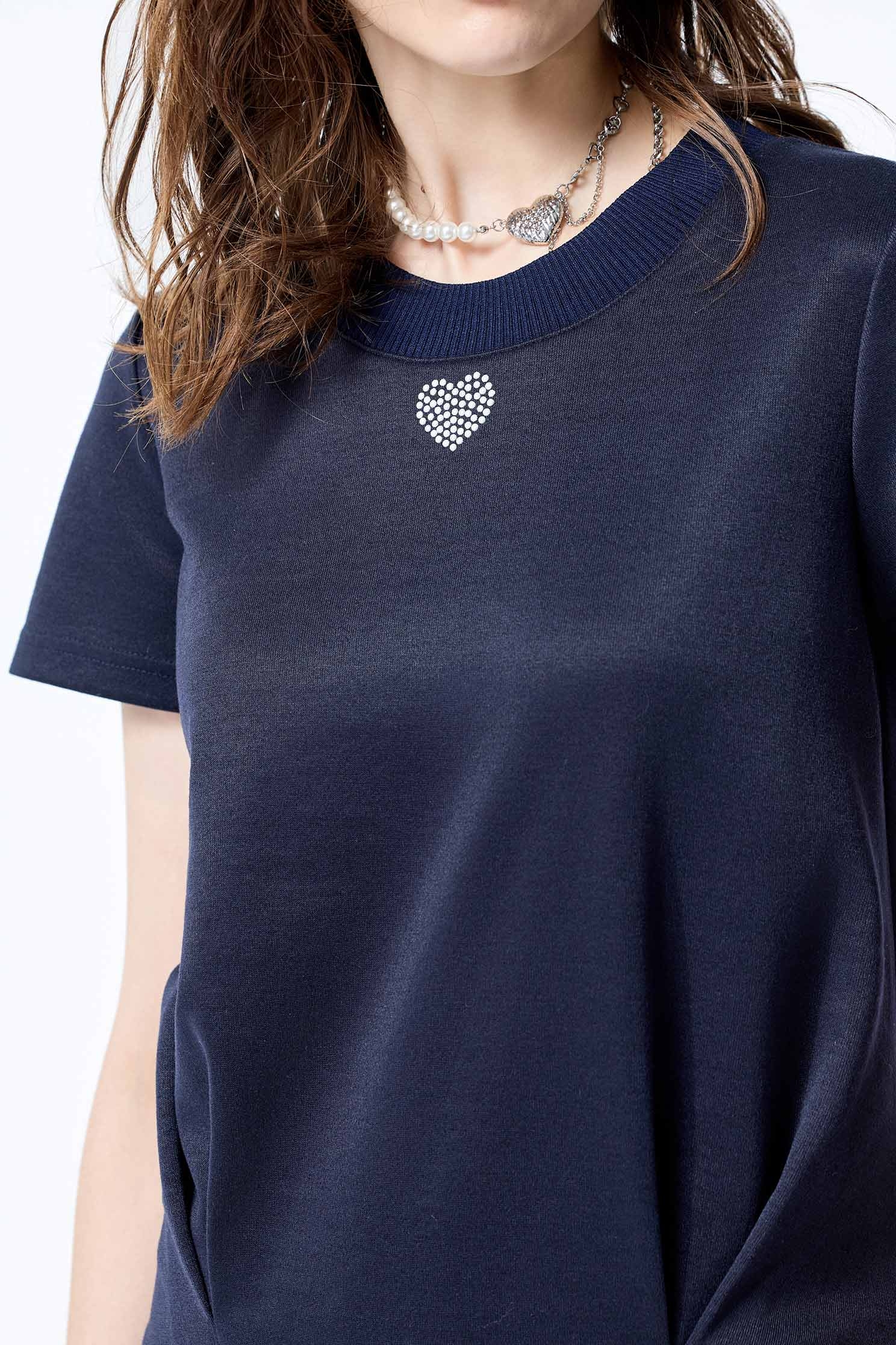 Heart Logo Short Sleeve TeeHeart Logo Short Sleeve Tee,Tops,Season (SS) Look,pearl