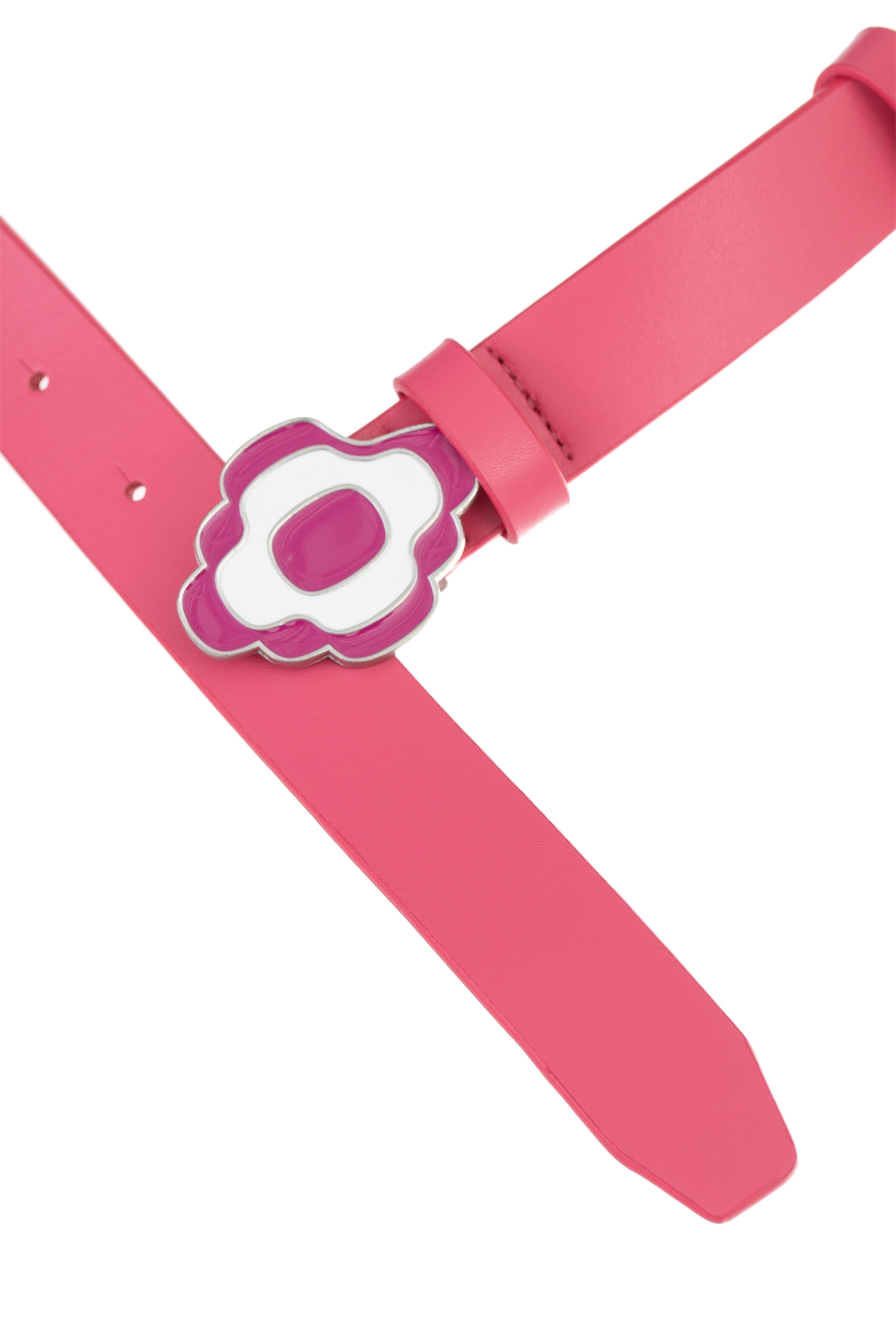 Floral Buckle Leather BeltFloral Buckle Leather Belt,Belts,Season (AW) Look