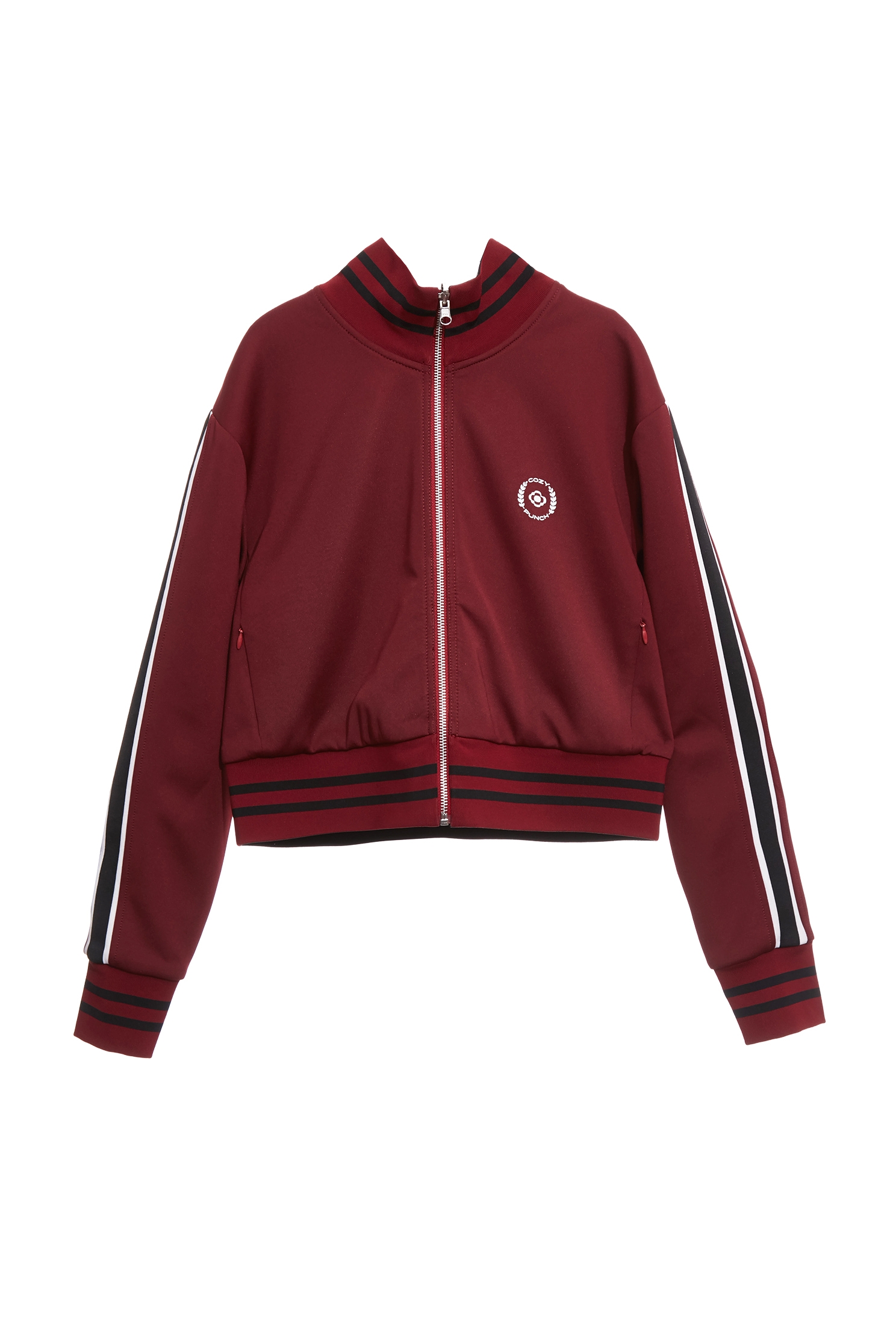 Cherry Red Reversible Casual JacketCherry Red Reversible Casual Jacket,Outerwear,Season (SS) Look