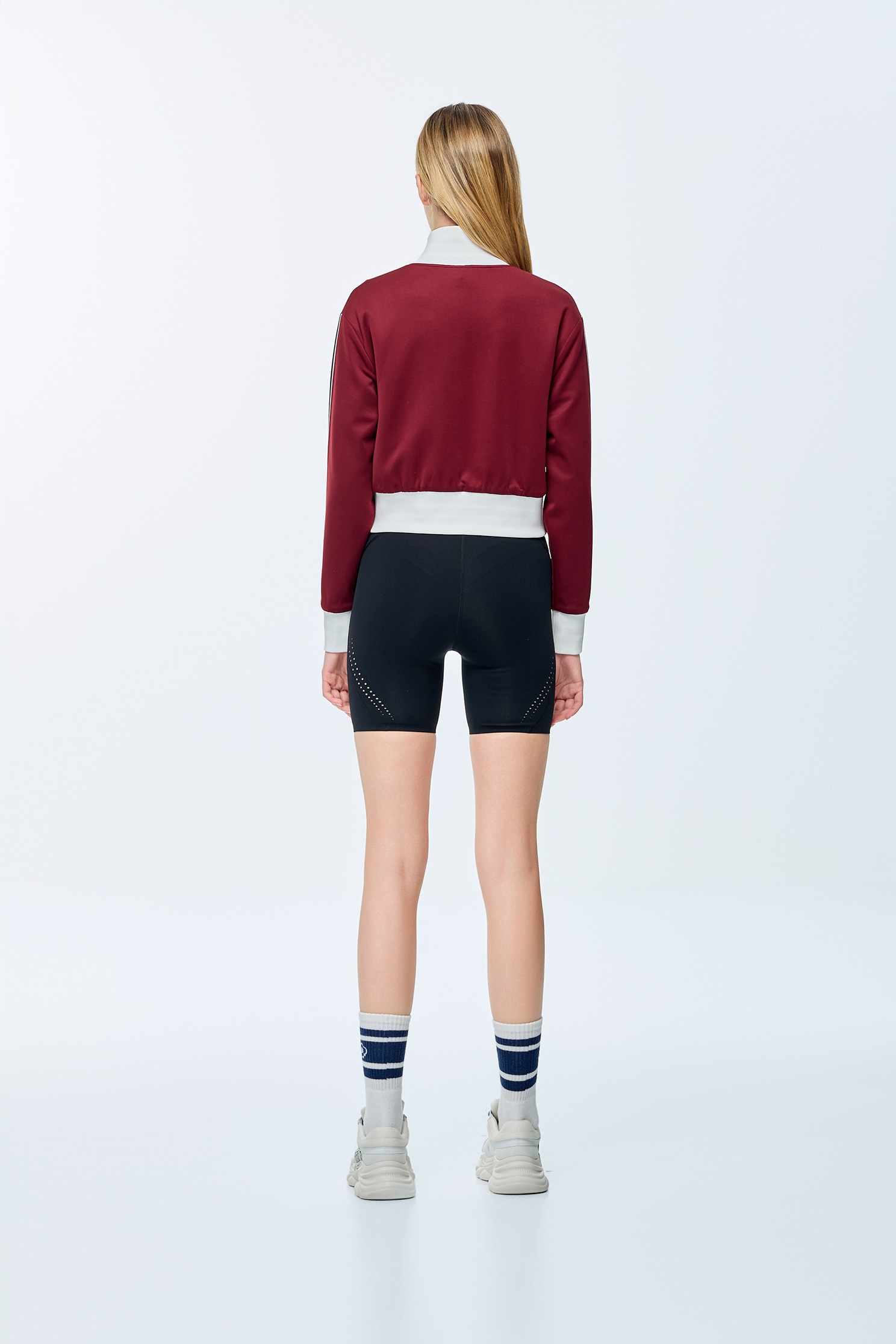 Cherry Red Reversible Casual JacketCherry Red Reversible Casual Jacket,Outerwear,Season (SS) Look