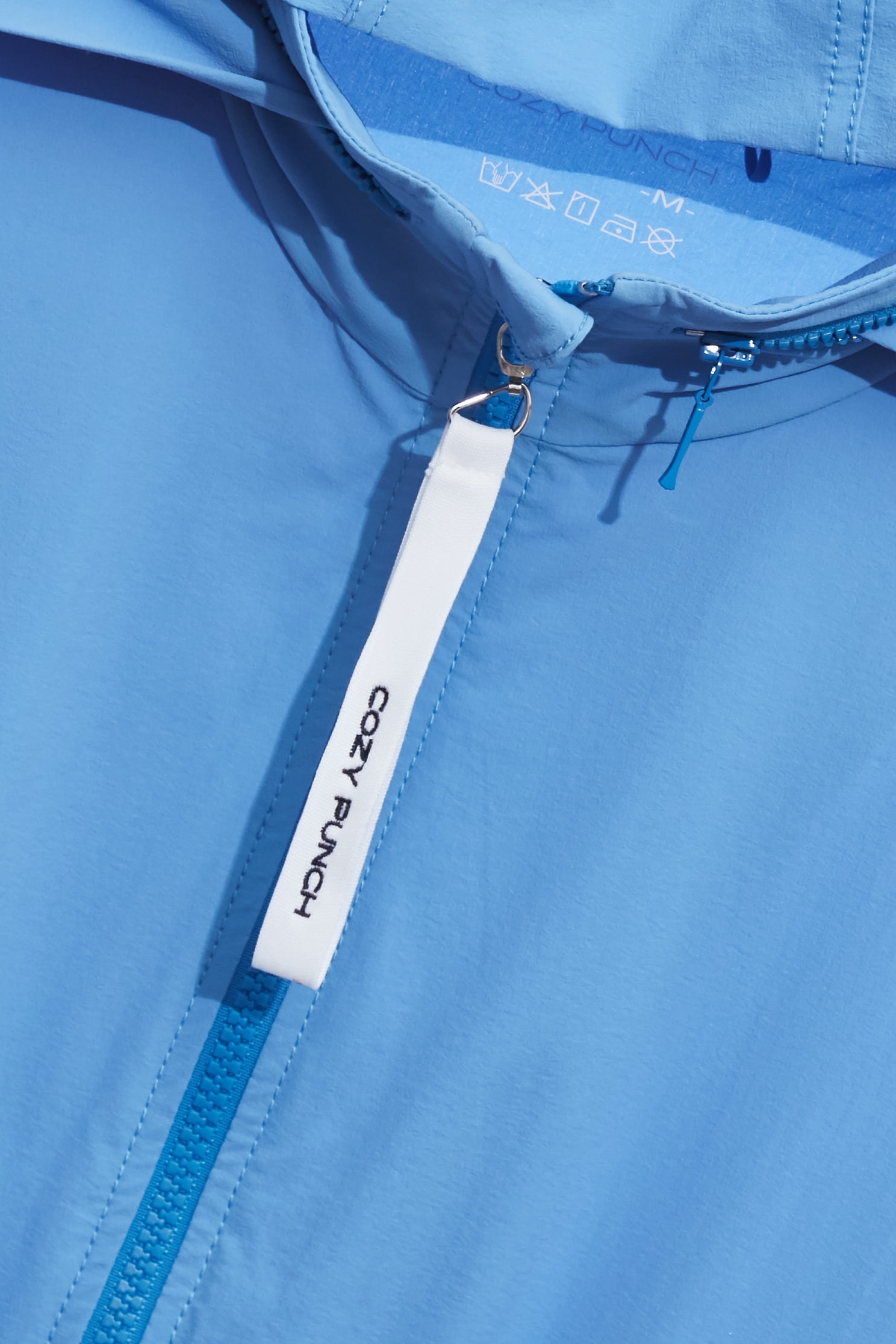 Contrast Trim Detail Sun Protection Collagen JacketSunset Coral Color Collagen Jacket,COZY PUNCH,Jackets,Outerwear,Season (SS) Look,Hoodie jackets