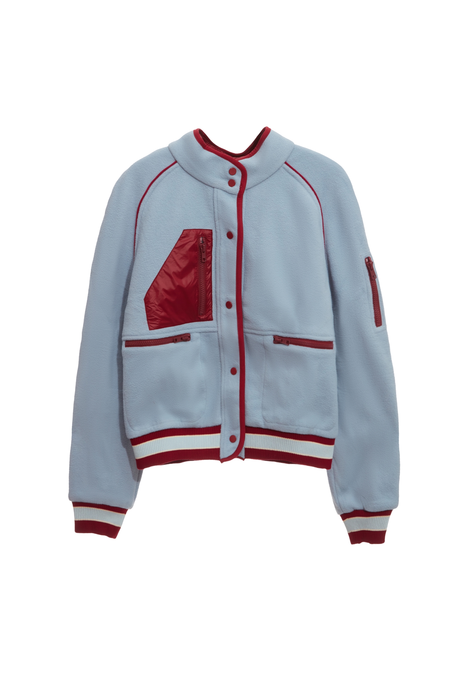 Glacier Series Thermal JacketGlacier Blue Color Warm Jacket,Jackets,Outerwear,Season (AW) Look,Long sleeve outerwear