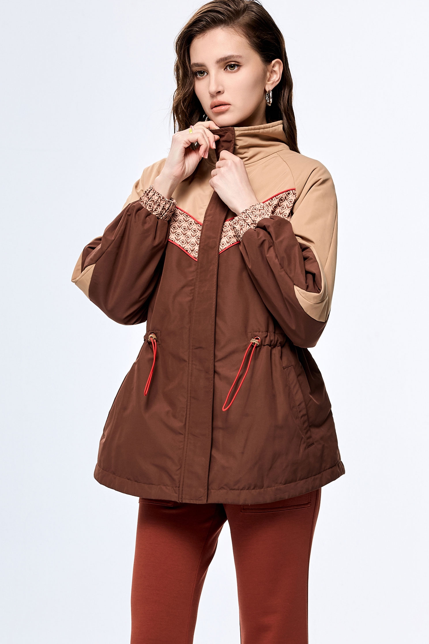 Nut Shell Brown Color Warm Long JacketNut Shell Brown Color Warm Long Jacket,Outerwear,Season (AW) Look,longcoats