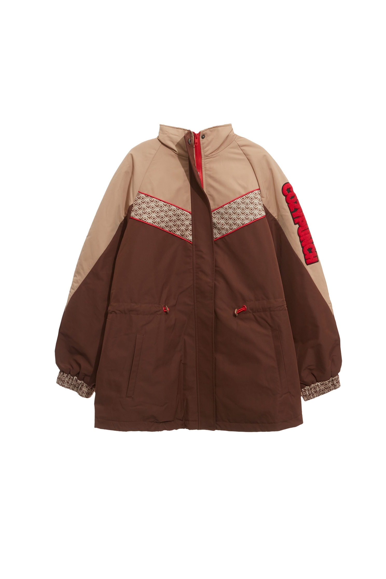 Nut Shell Brown Color Warm Long JacketNut Shell Brown Color Warm Long Jacket,Outerwear,Season (AW) Look,longcoats