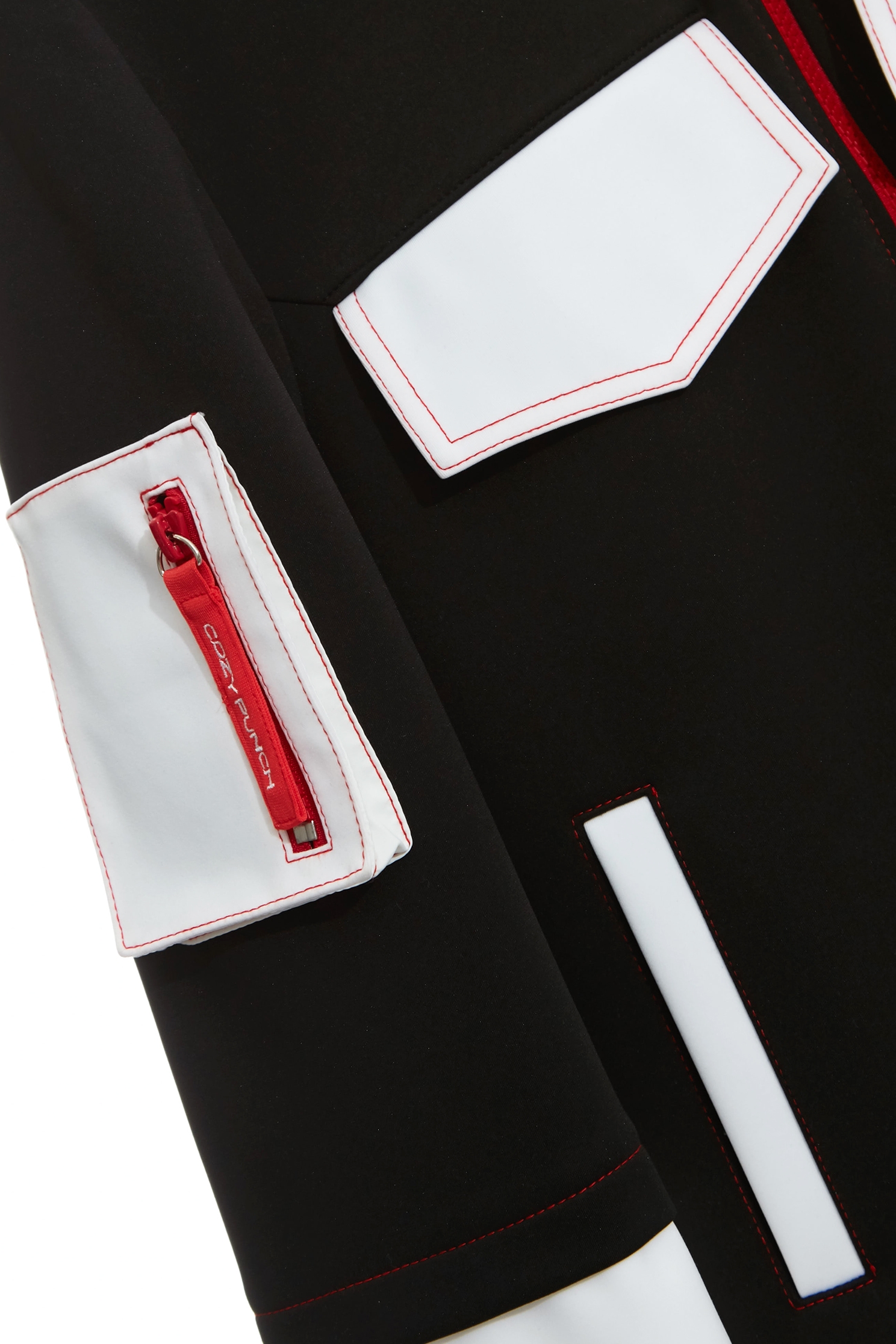Color-Blocked Biker Style JacketCool racing-style jacket,Jackets,Outerwear,Season (AW) Look,Long sleeve outerwear