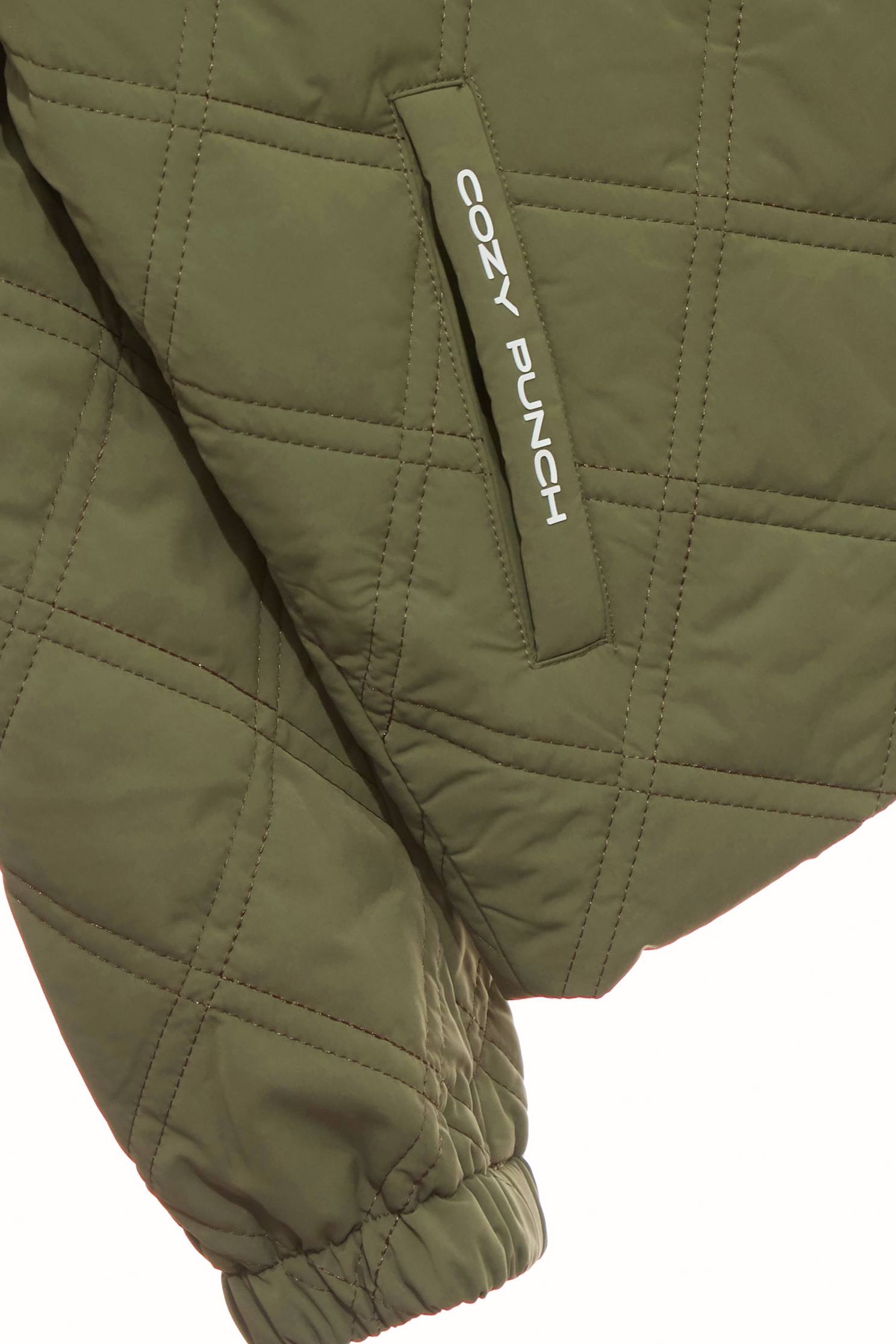 Wild green quilted warm jacketWild green quilted warm jacket,Jackets,Outerwear,Season (AW) Look,longcoats