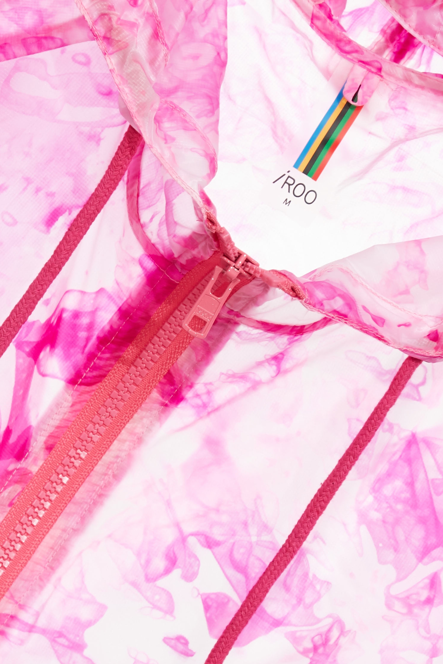 Vivid Raspberry Tie-Dye Printed JacketVivid Raspberry Tie-Dye Printed Jacket,Jackets,Outerwear,Season (AW) Look