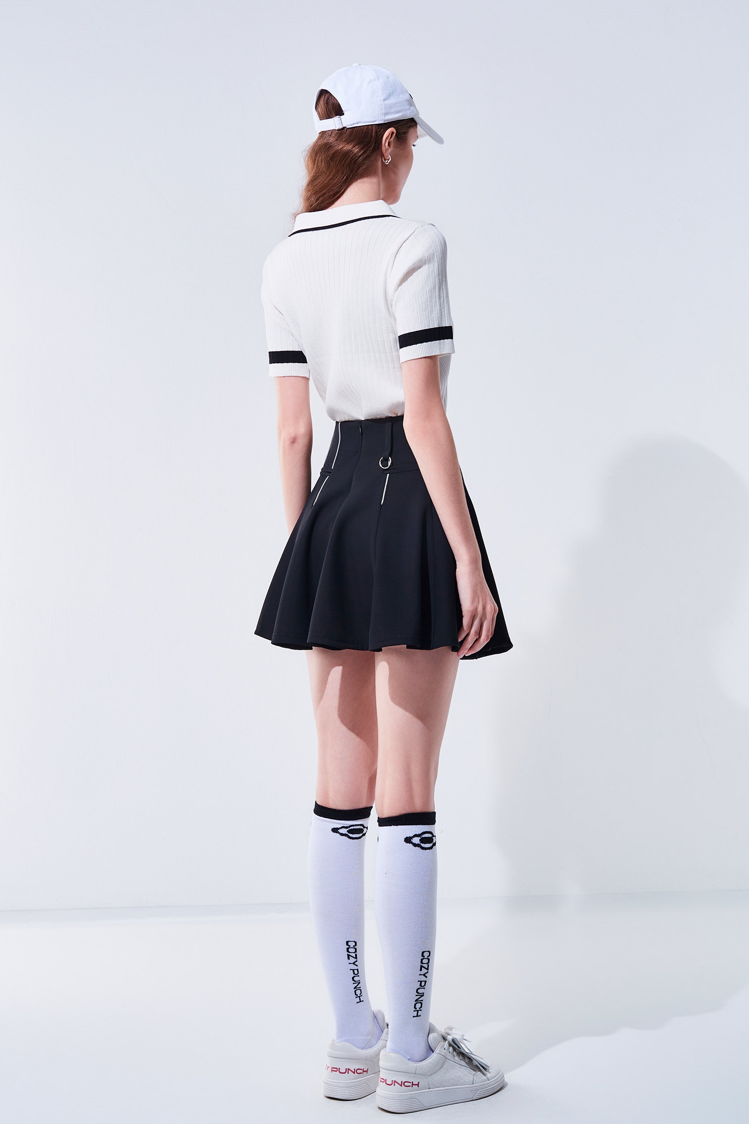 Ribbon-Embellished Golf SkirtRibbon-Embellished Golf Skirt,Mini skirts,Shorts,Season (AW) Look