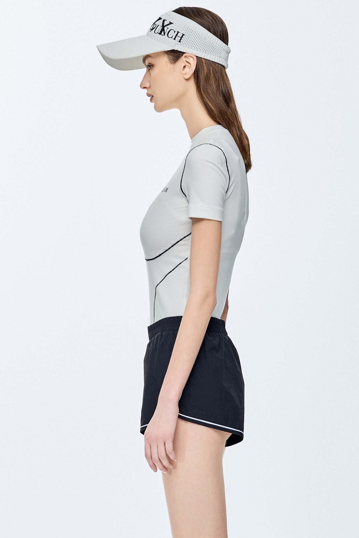Knitted Sports Style ShortsKnitted Sports Style Shorts,Season (SS) Look,Shorts,Trench coats