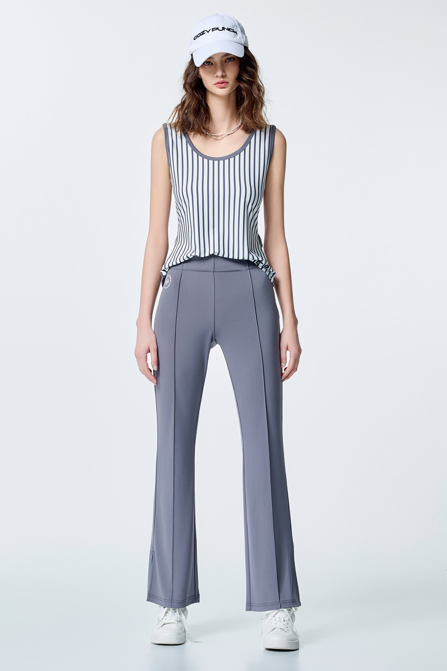 Salt Grey Versatile Flared TrousersSalt Grey Versatile Flared Trousers,Culottes,Season (SS) Look,Culottes,Pants