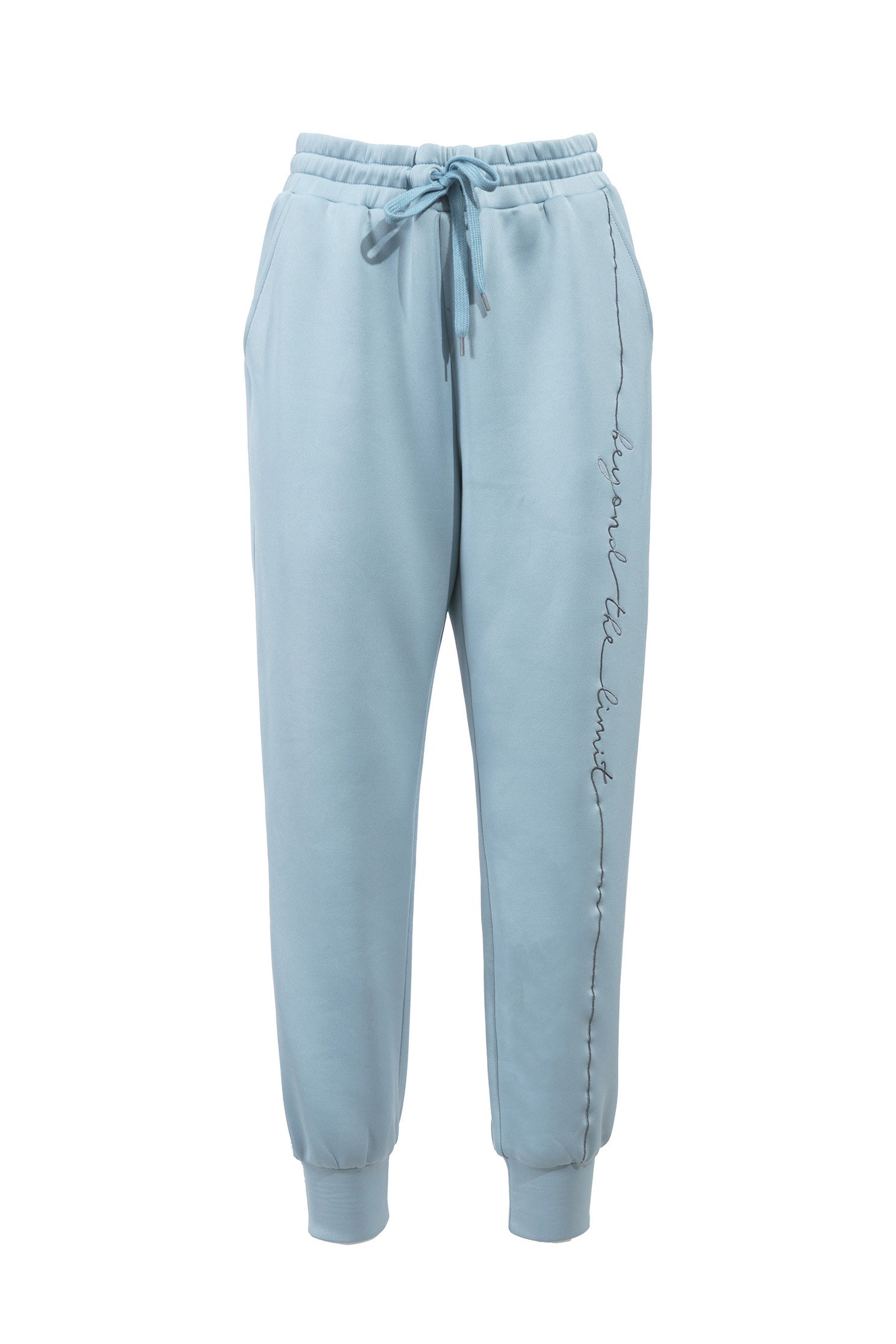 Cloud  Thermal TrousersCLO  thermal trousers with string embroidery,Embroidered,Season (AW) Look,Pink,Joggers,Athleisure,Pants,cloudcollection