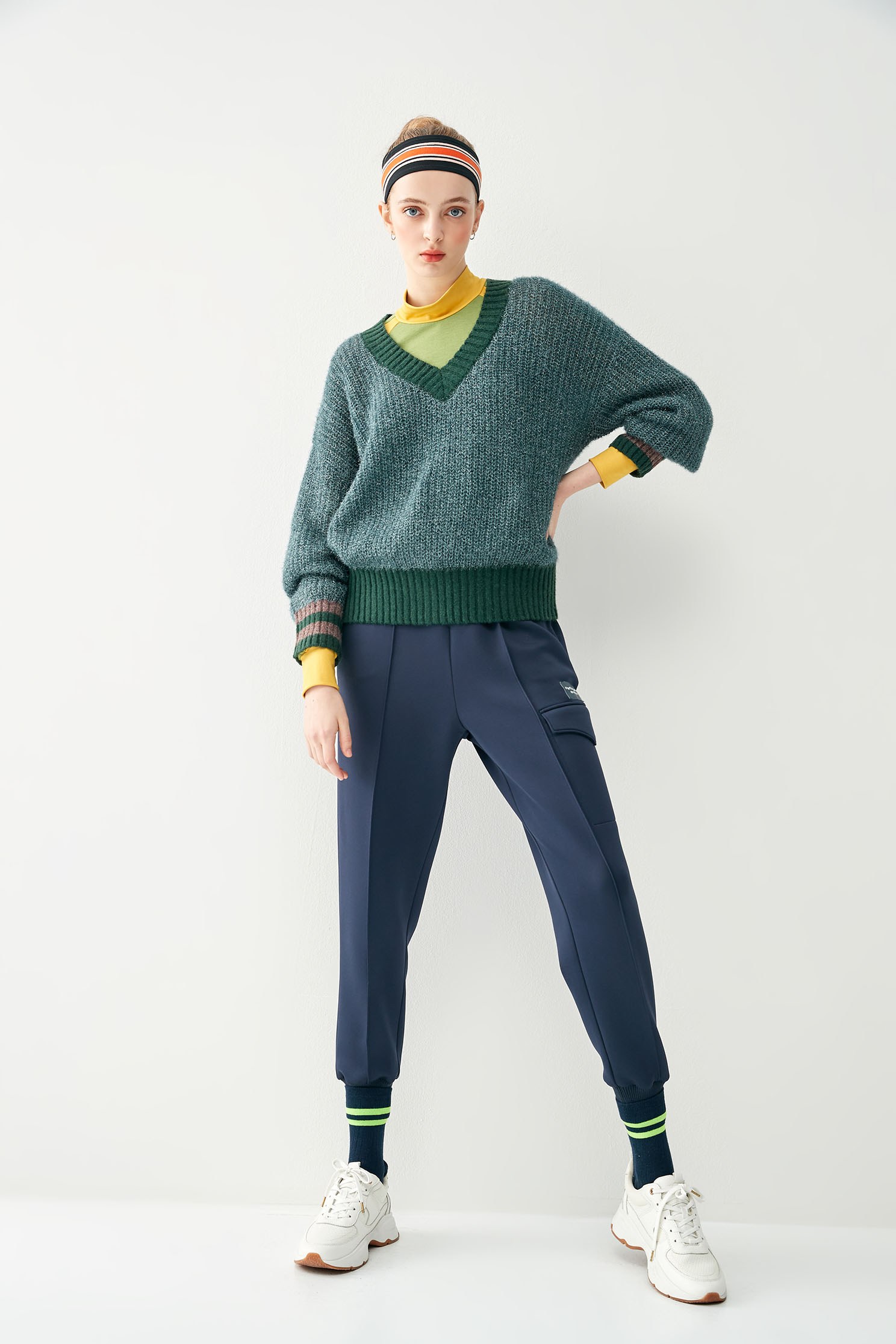 Cloud  Thermal Jogger PantsSporty  CLO  thermal trousers,Season (AW) Look,Pink,Joggers,Athleisure,Pants