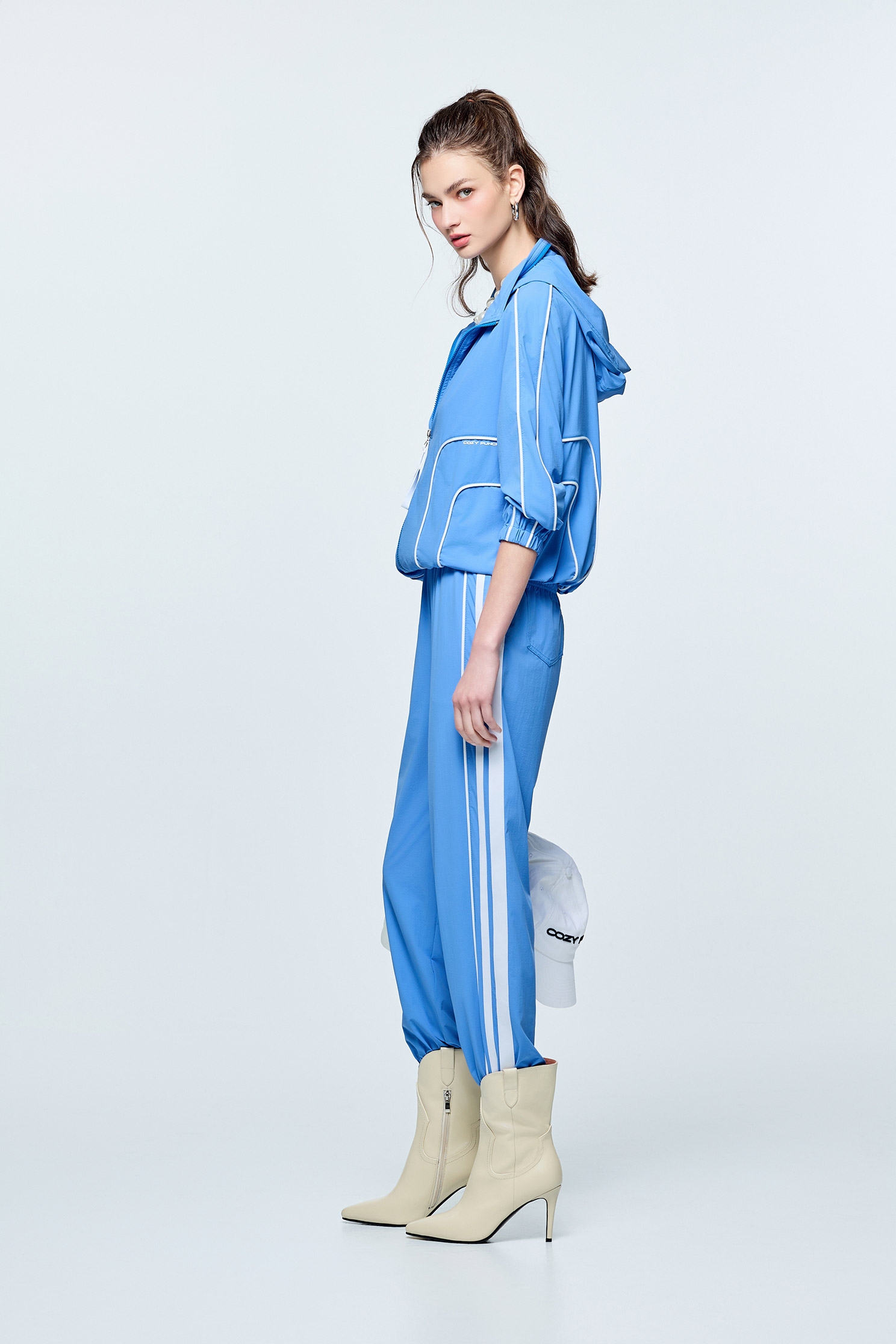 Sun Protection Collagen PantsSunset Coral Color Collagen Pants,COZY PUNCH,Season (SS) Look,pants