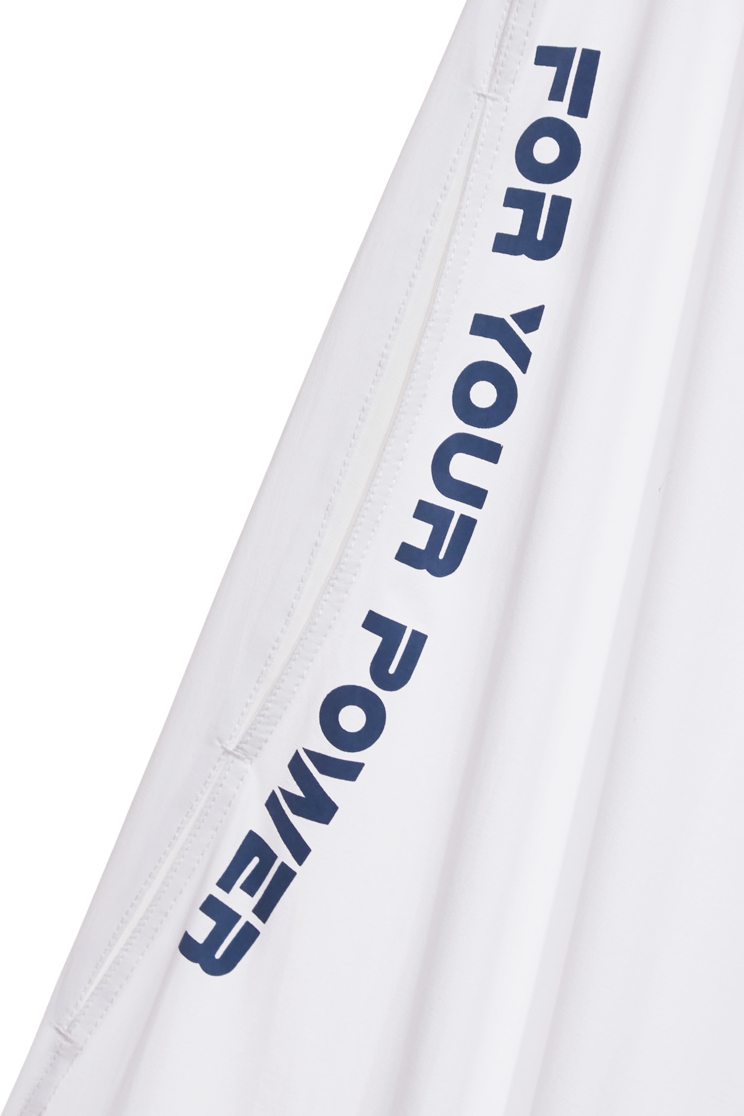 Printed Slogan Sun Protection Collagen Jogger PantsOptical White Collagen Pants,COZY PUNCH,Season (SS) Look,White pants,Mesh fabric,pants
