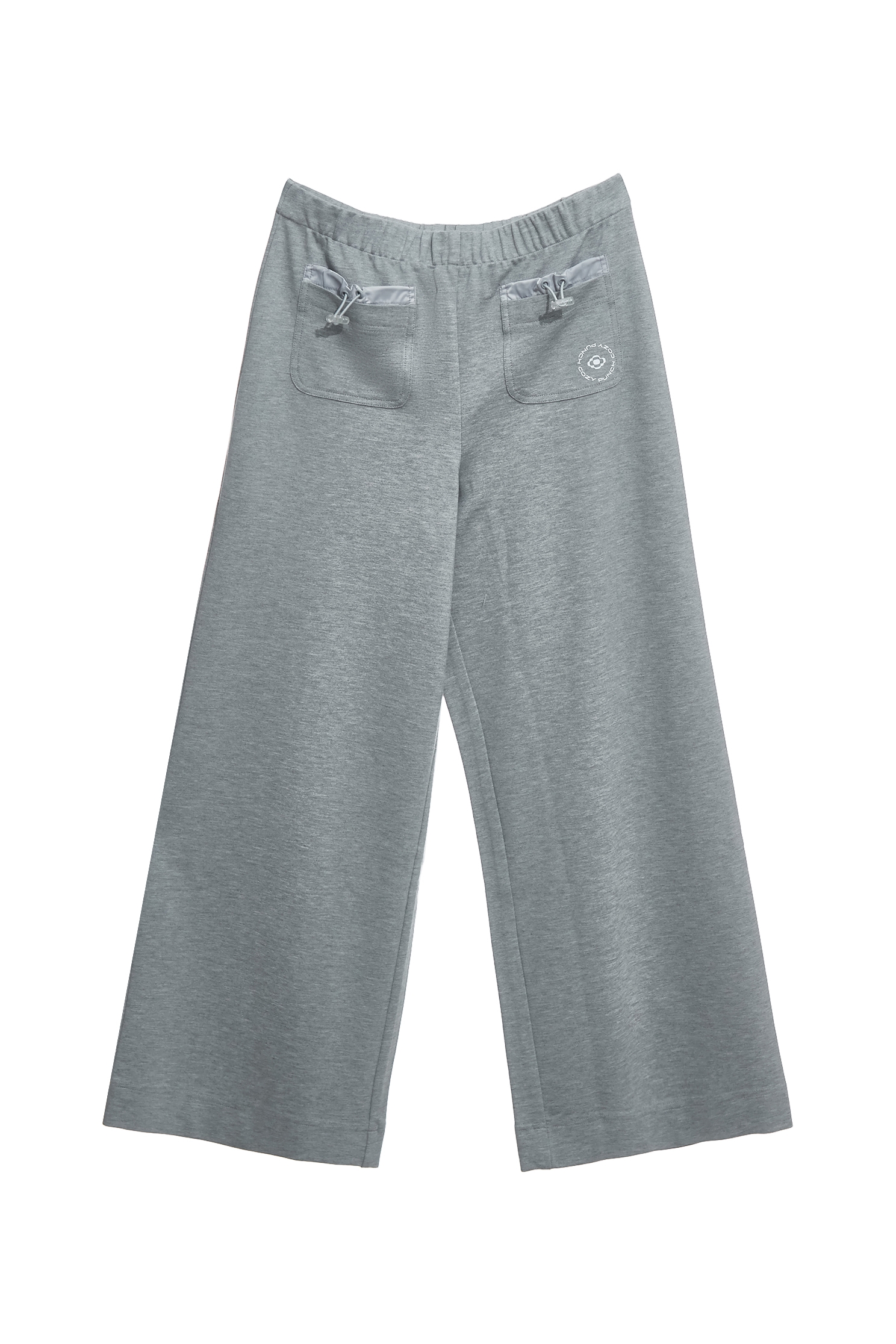 Light Gray Casual Wide-Leg PantsLight Gray Casual Wide-Leg Pants,COZY PUNCH,Culottes,Season (AW) Look,Culottes