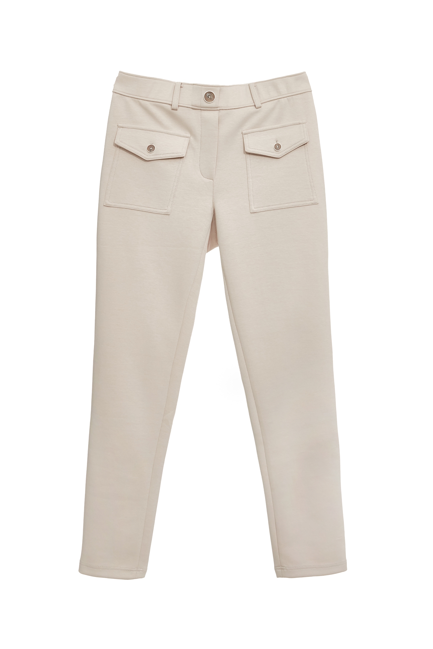 Light Wood Color Fitted TrousersLight Wood Color Fitted Trousers,Season (SS) Look,Joggers,Pants