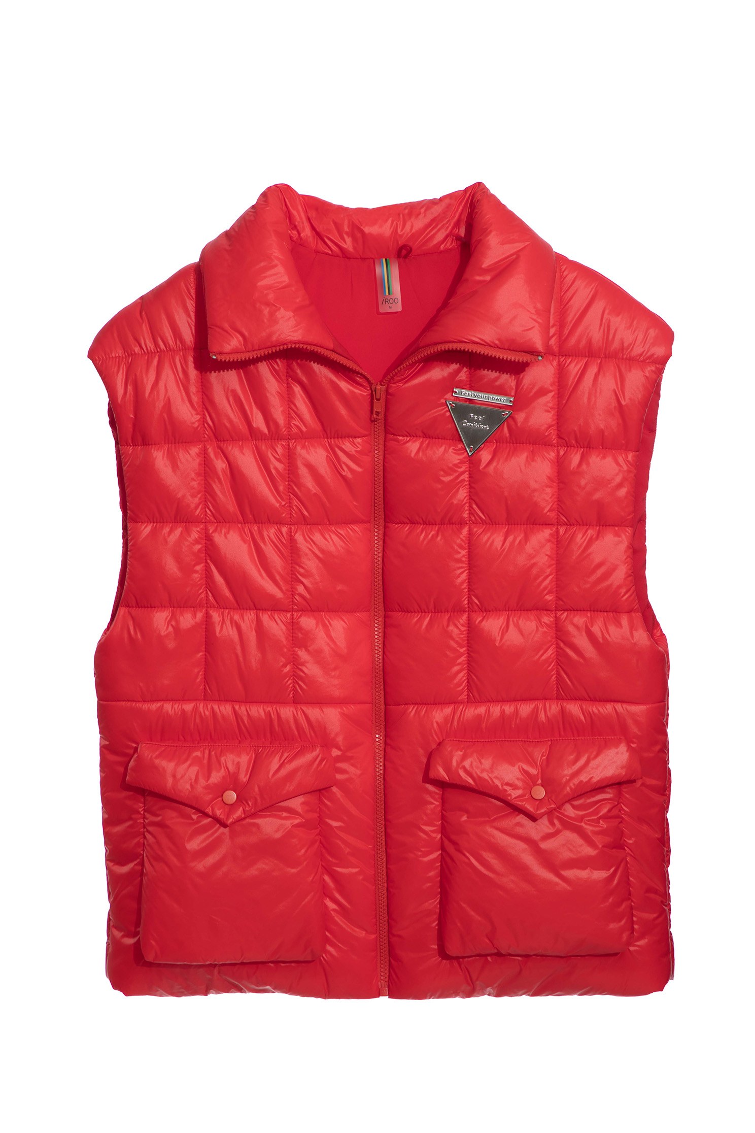 Cloud Quilted Checked Thermal VestCloud quilted checked thermal vest,sleeveless tops,Outerwear,Plaid,Season (AW) Look,sleeveless tops,Lucky Red,cloudcollection