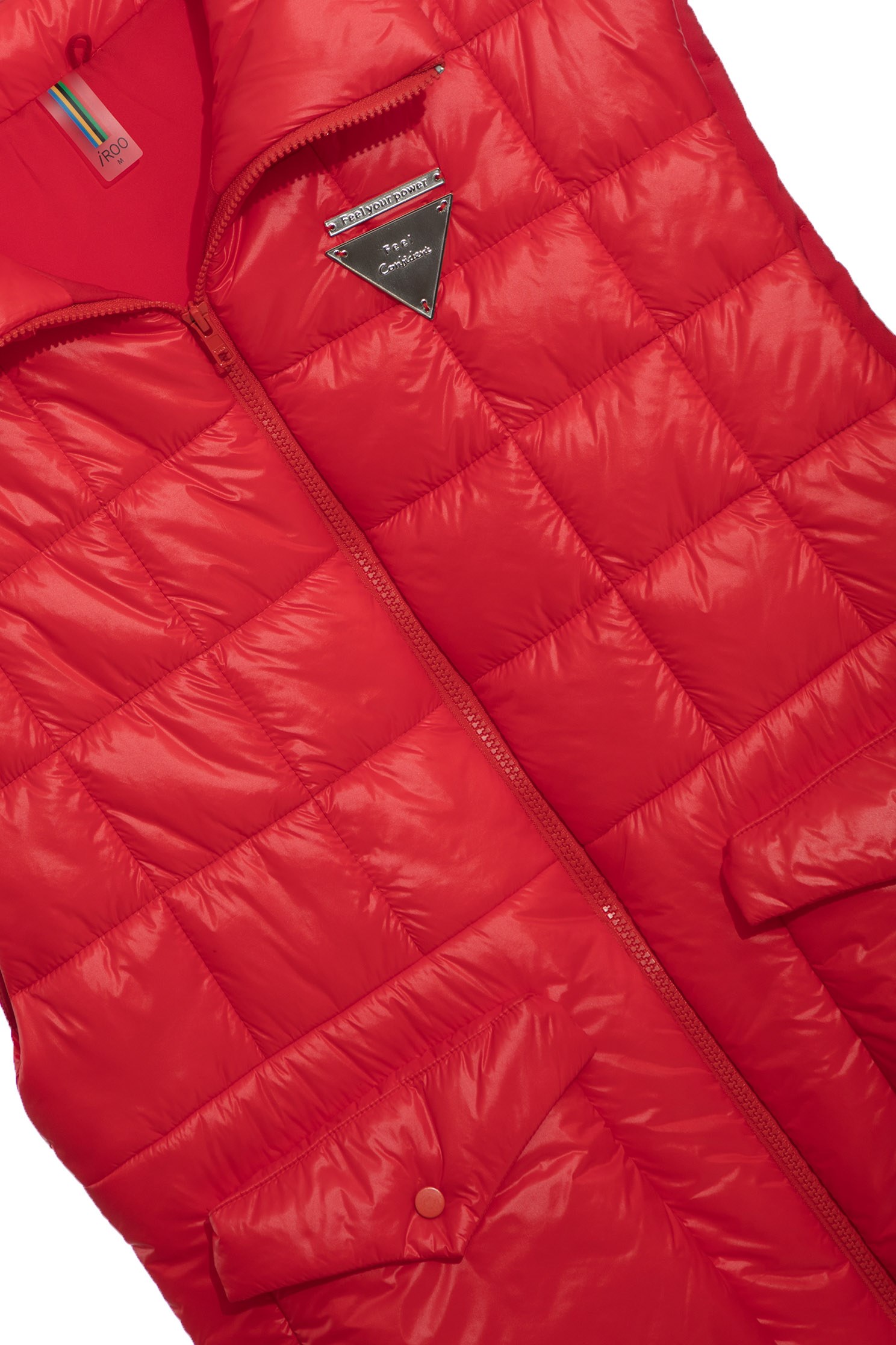Cloud Quilted Checked Thermal VestCloud quilted checked thermal vest,sleeveless tops,Outerwear,Plaid,Season (AW) Look,sleeveless tops,Lucky Red,cloudcollection
