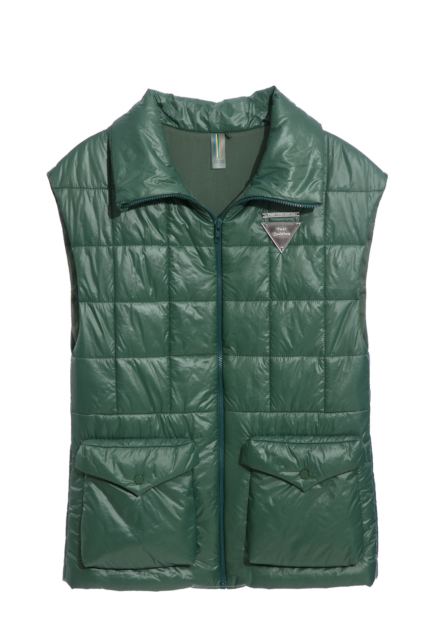 Cloud Quilted Checked Thermal VestCloud quilted checked thermal vest,sleeveless tops,Outerwear,Plaid,Season (AW) Look,sleeveless tops,Lucky Red,cloudcollection