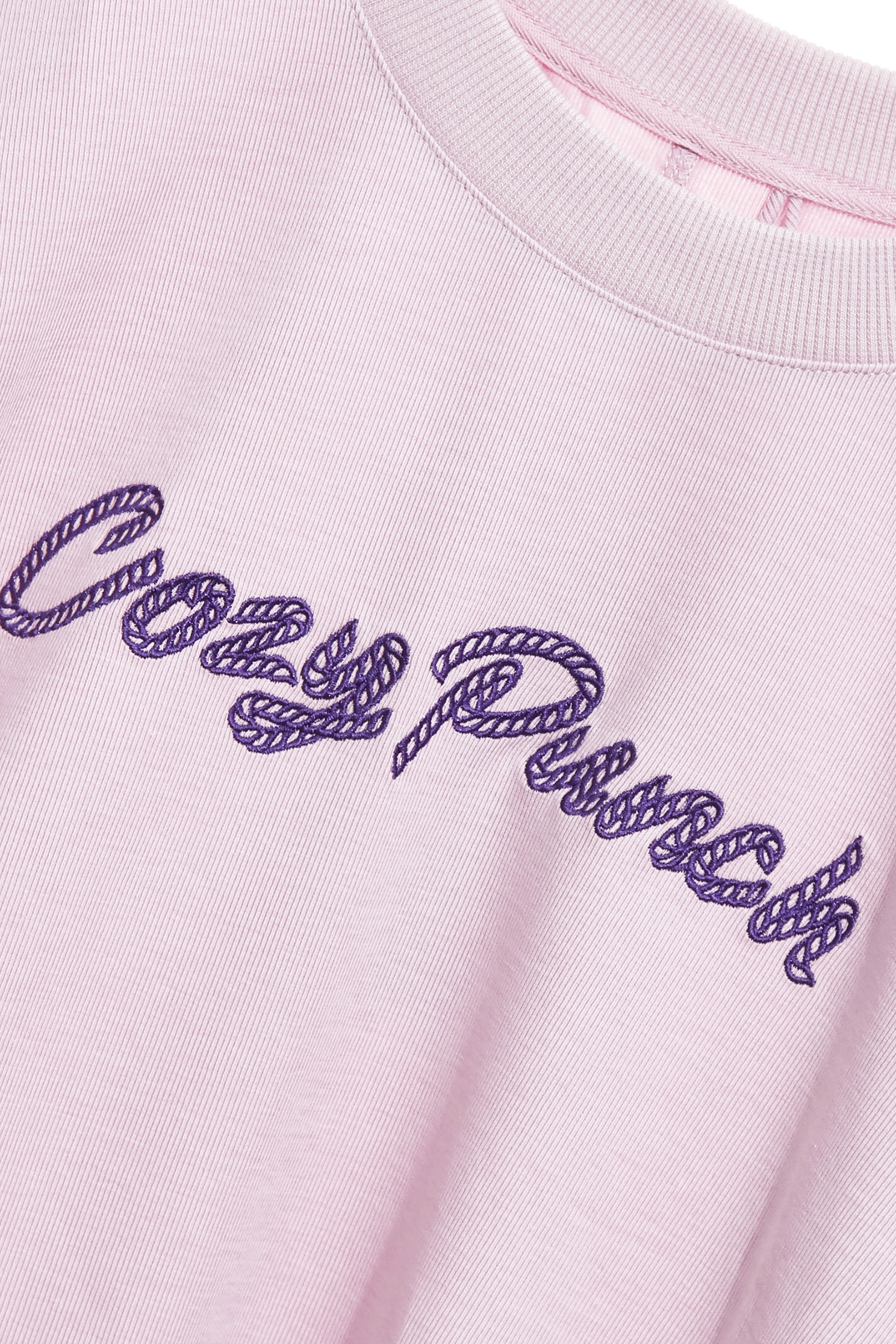 Makeup Pink Rope Embroidery TopMakeup Pink Rope Embroidery Top,Tops,Embroidered,Season (SS) Look,Embroidered tops