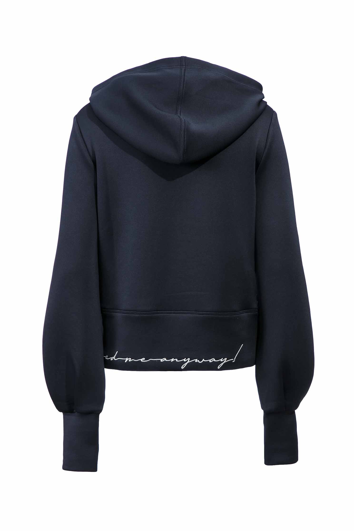 Cloud  Thermal Top With Hooded DesignCLO  thermal top with string embroidery,Tops,Embroidered,Hoodie tops,Season (AW) Look,Athleisure,cloudcollection