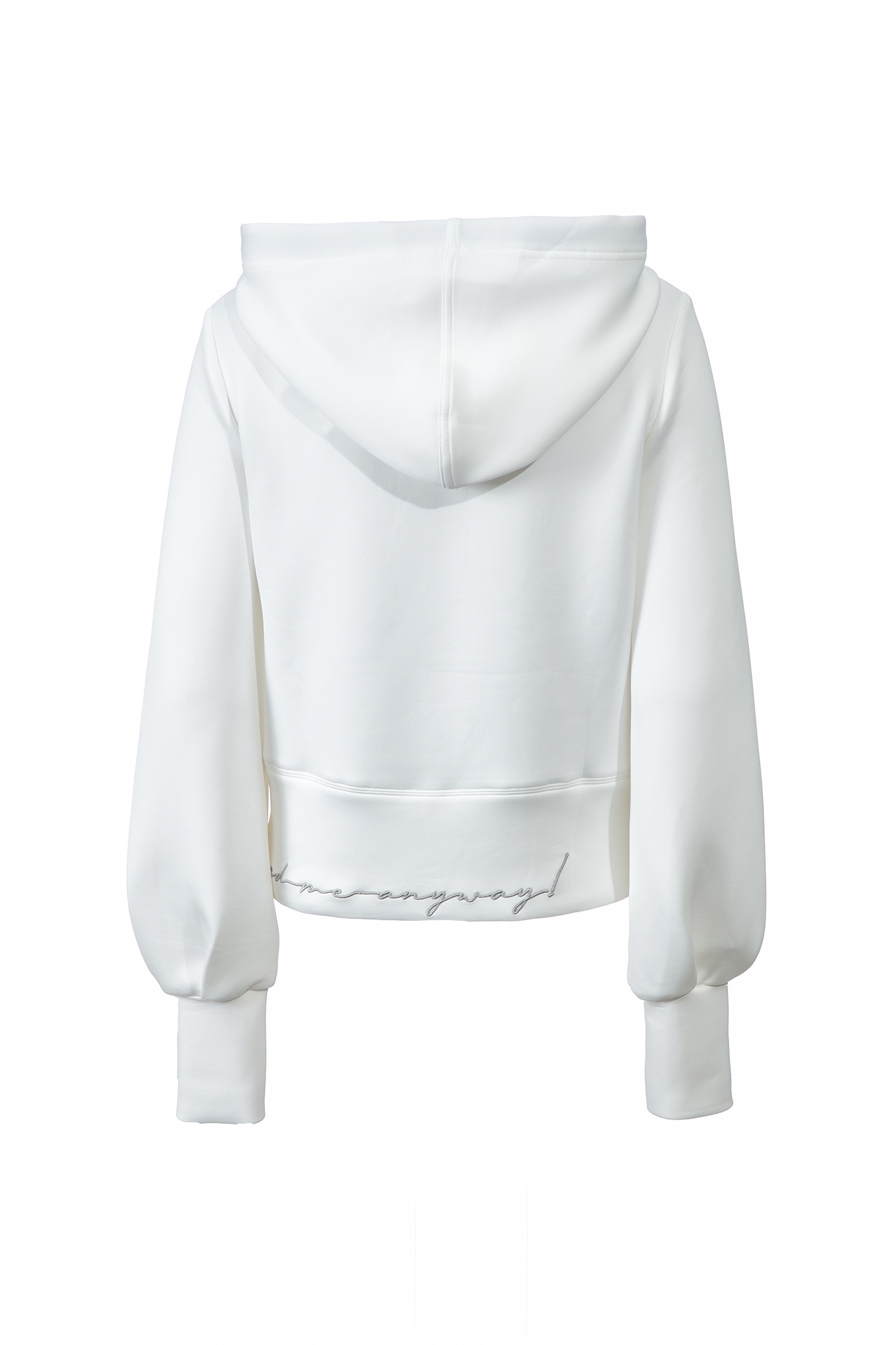 Cloud  Thermal Top With Hooded DesignCLO  thermal top with string embroidery,Tops,Embroidered,Hoodie tops,Season (AW) Look,Athleisure,cloudcollection