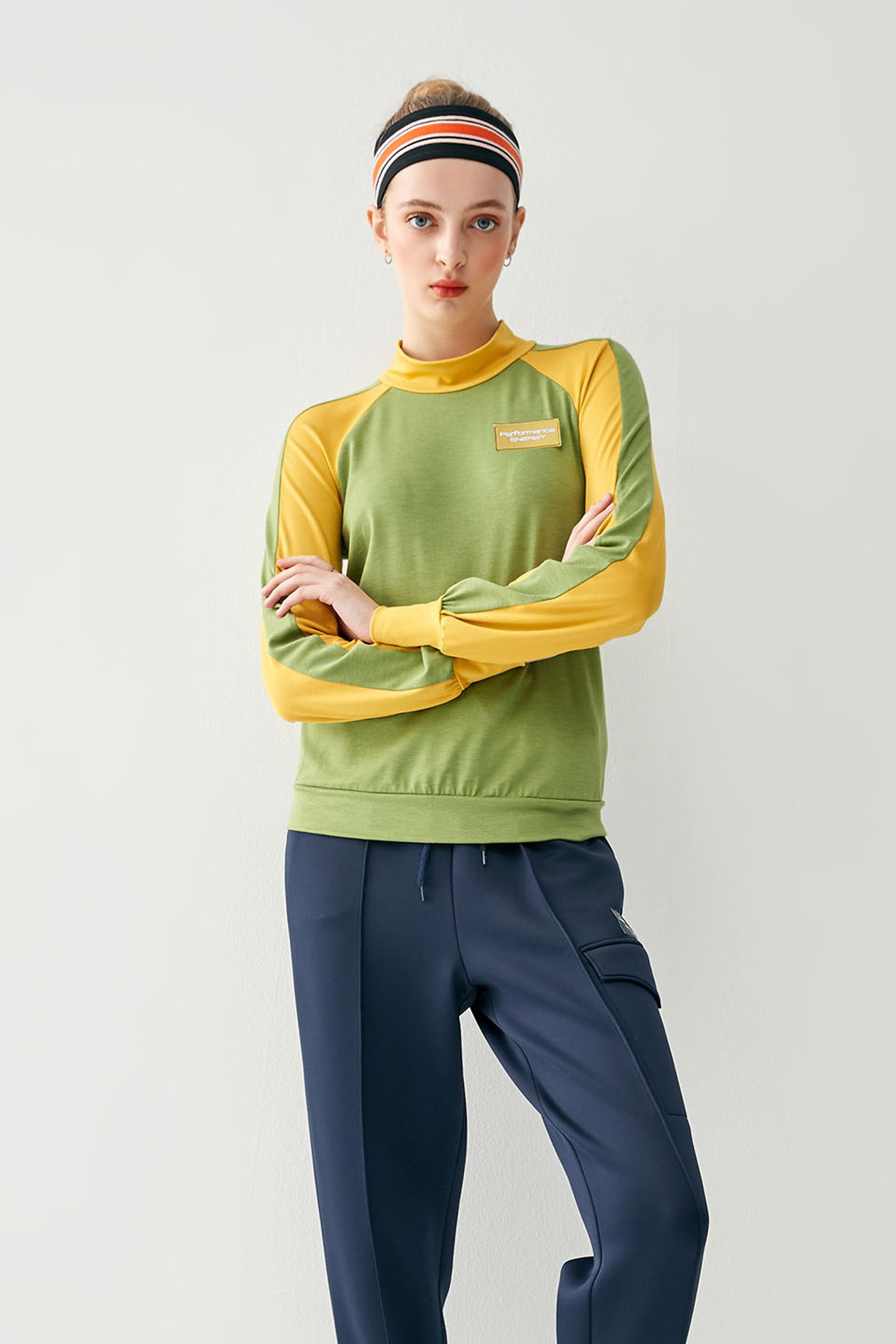  Cloud TopTop with Bay leaf color,Tops,Season (AW) Look,cloudcollection,Turtleneck tops