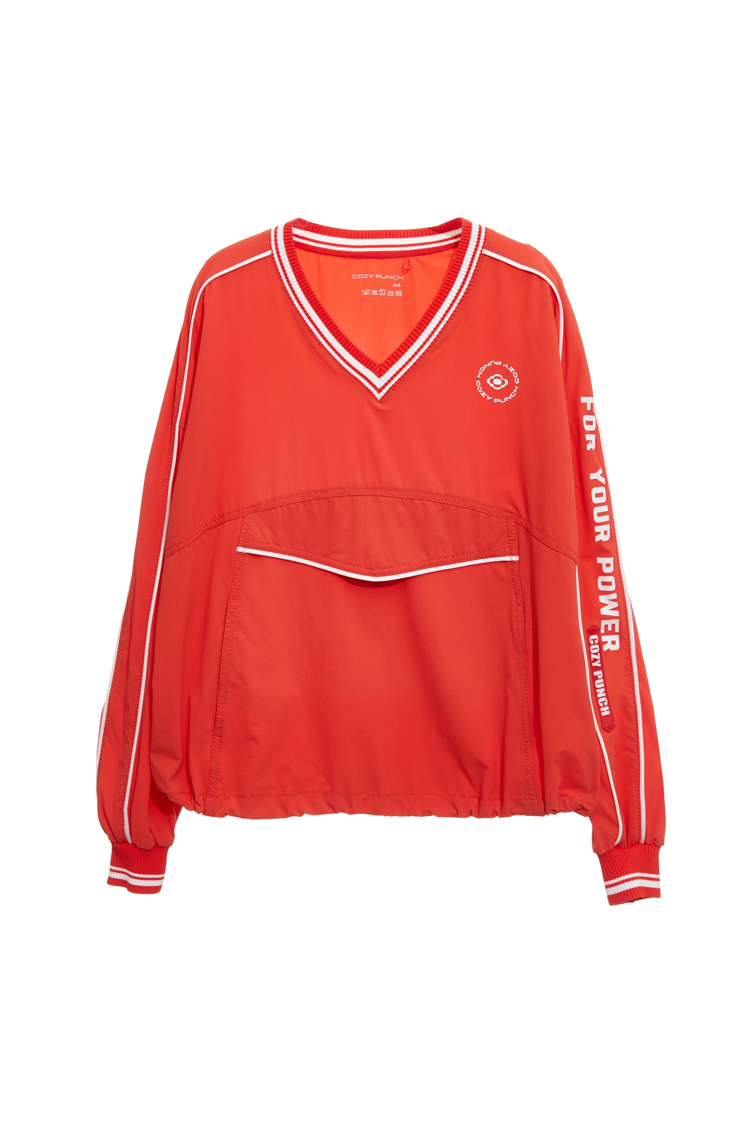 Contrast Trim Detail Sun Protection Collagen TopSunset Coral Color Collagen Top,Cool Tech Activewear,CoolTechActivewear,Tops,Season (SS) Look