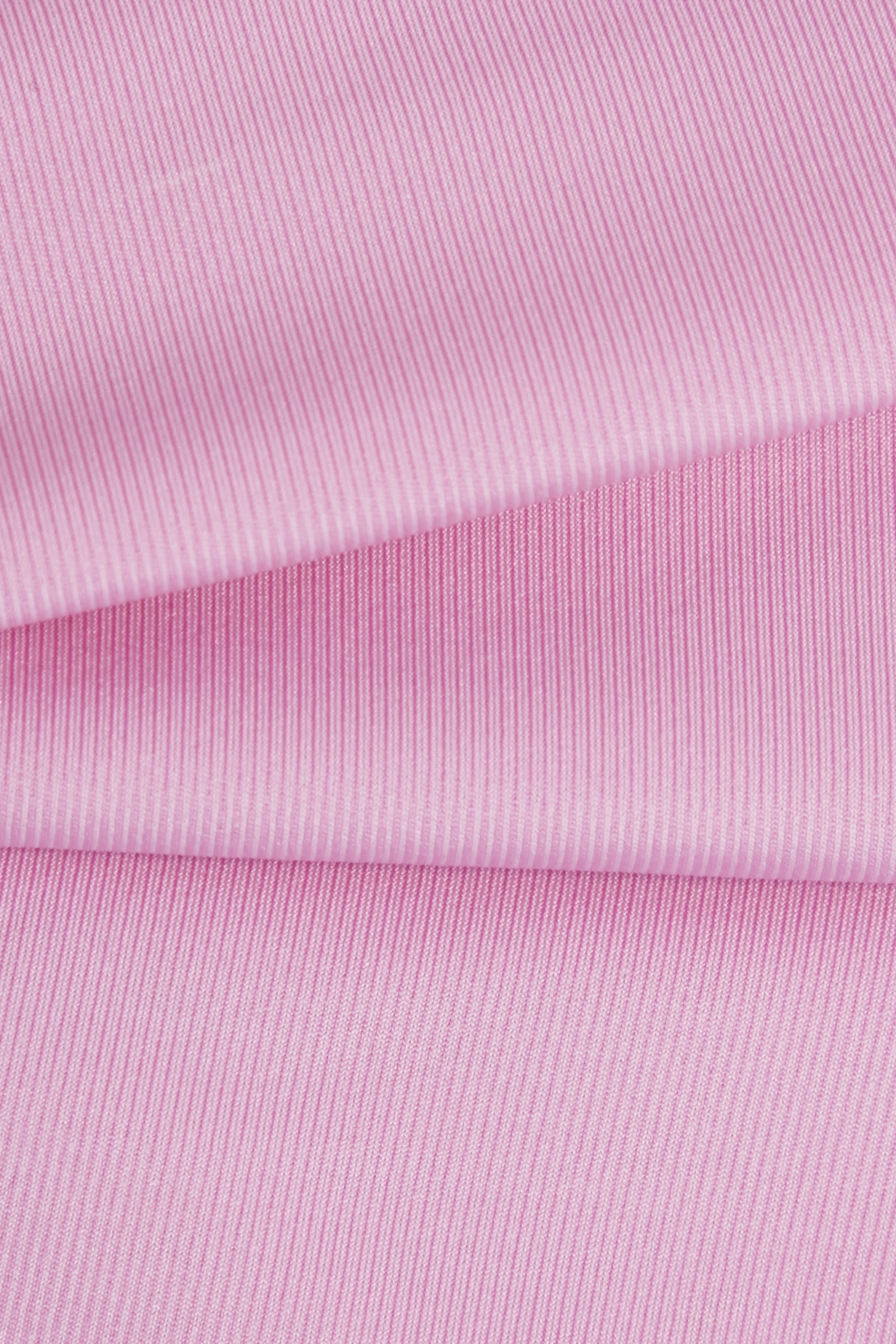 Contrast Stitch Detail Moisture Wicking Collagen T-ShirtLuxurious Pink Collagen T-Shirt,Tops,Embroidered,Season (SS) Look