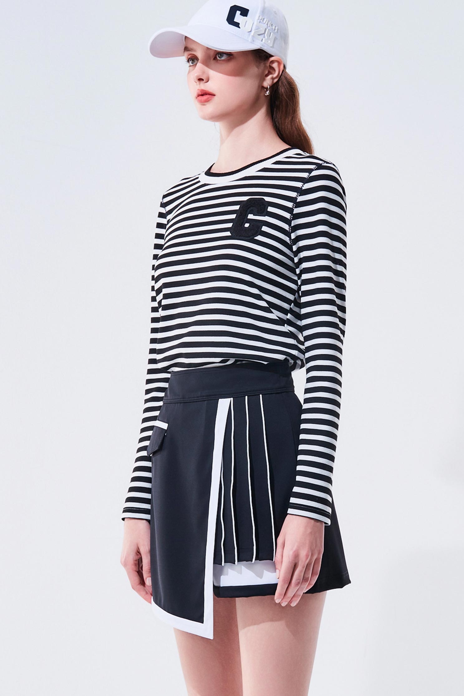 Textured Panel Casual TopTextured Panel Casual Top,Tops,Embroidered,Season (AW) Look