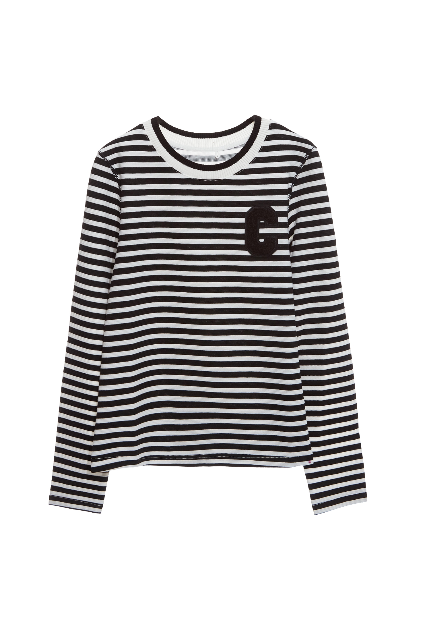 Textured Panel Casual TopTextured Panel Casual Top,Tops,Embroidered,Season (AW) Look
