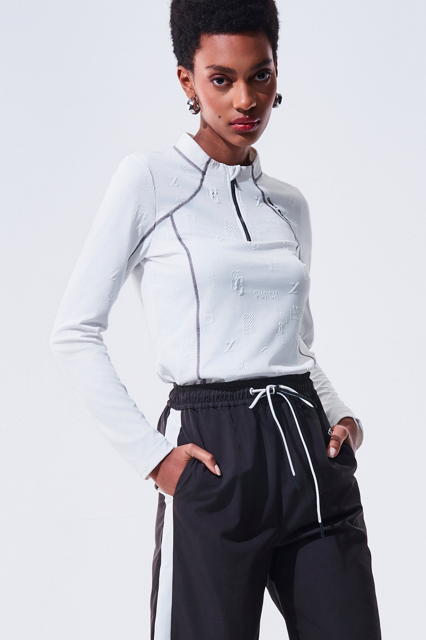 Jacquard Pattern TopJacquard Pattern Top,Tops,Season (AW) Look