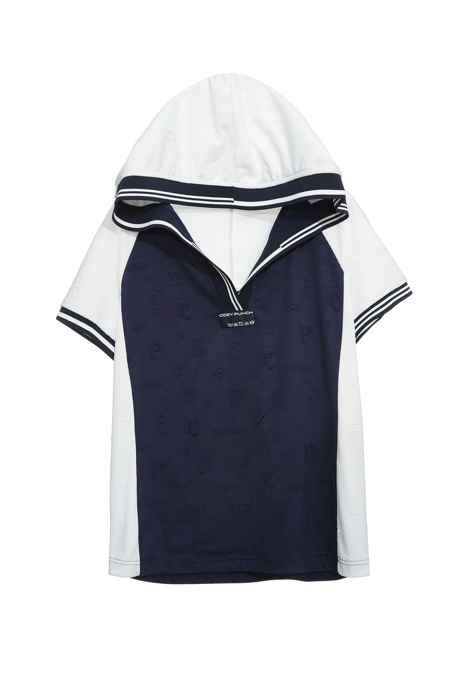 Hooded Floral Slim Fit Sports TopHooded Floral Slim Fit Sports Top,V-Neck T shirts,Tops,Season (SS) Look
