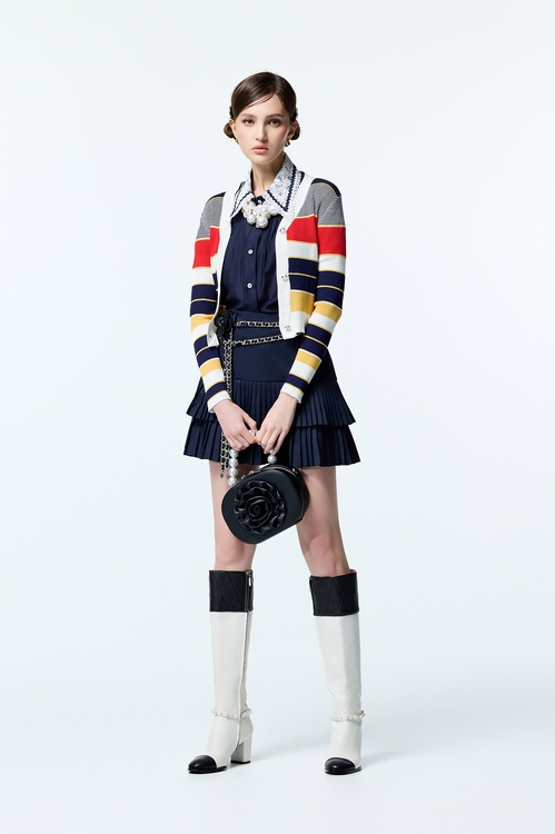 Multi Colour Stripe Knit Cardigan,Jackets