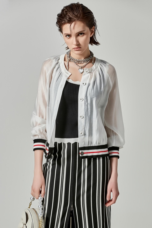 Semi Translucent Outerwear With Contrast Rib Detail,,Semi Translucent Outerwear With Contrast Rib Detail,Jackets,Outerwear,Season (SS) Look,co-ord sets,V-neck dresses,Dresses,Season (SS) Look,Maxi dresses,Black dresses,Tops,Season (SS) Look,Embroidered,Dresses,Season (SS) Look,Belts,Maxi dresses,Black dresses,Season (SS) Look,co-ord sets,Mini skirts,Tops,Season (SS) Look,Tops,Season (SS) Look,Embroidered,bows,Knitted,Season (SS) Look,Shorts,pants,sleeveless tops,Season (SS) Look,sleeveless tops,Dresses,Season (SS) Look,Stripe,Jackets,Outerwear,Season (SS) Look