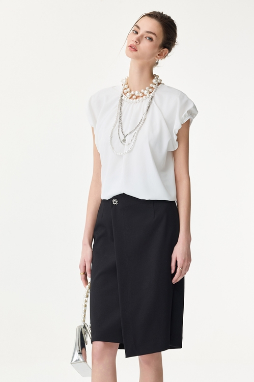 Front Panel Pencil Skirt,,Front Panel Pencil Skirt,Season (SS) Look,Midi skirts,Black skirts,Season (SS) Look,Midi skirts,Chiffon,Tops,Season (SS) Look,Pencil skirts,Black skirts