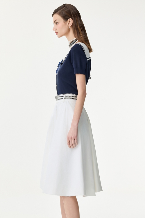 White Linen Midi Skirt,Tutu skirts,Tutu skirts