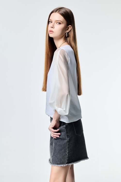 Patch Pockets Demin Skirt,,Patch Pockets Demin Skirt,Season (SS) Look,Plaid,Mini skirts,Season (SS) Look,Denim,Denim skirts