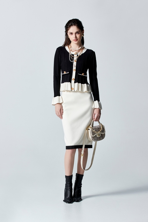 Classic Woolen Pencil Skirt,Pencil skirts